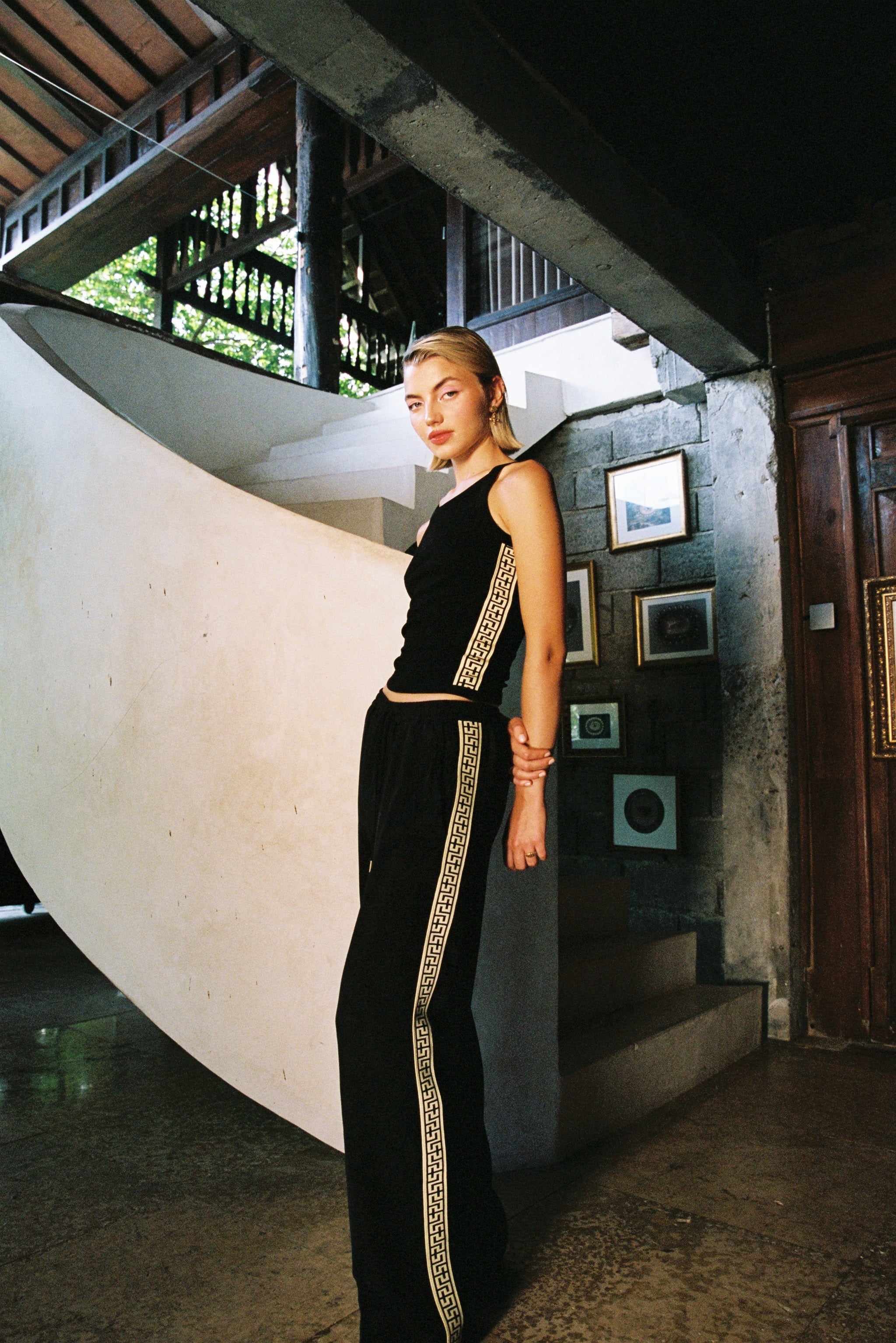 Black "Geo" Tank