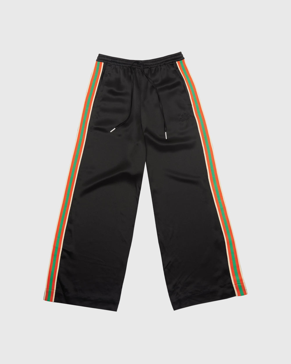 Black pants with orange stripe online