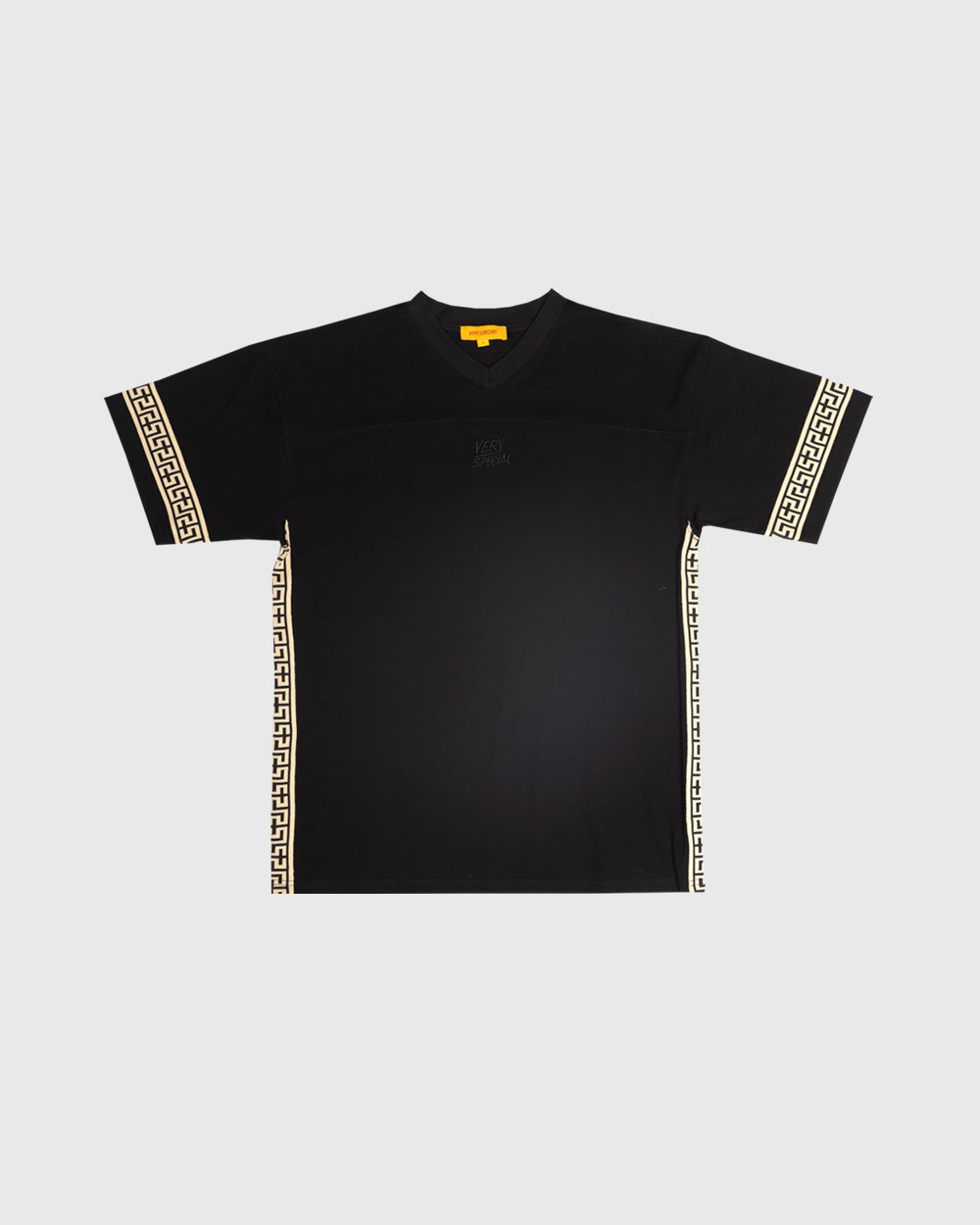 Black "Geo" Boxy Sport Tee
