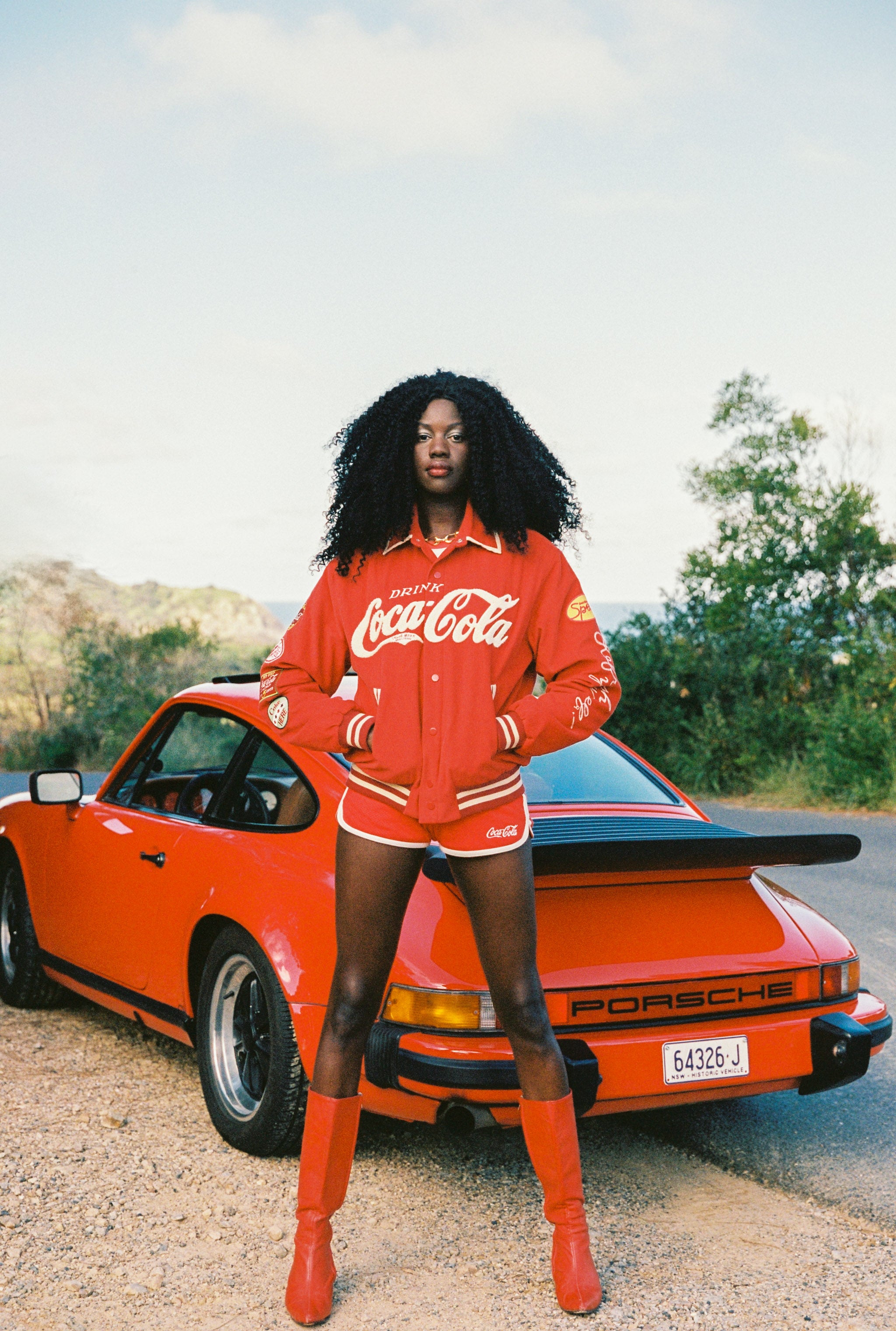 Classic Coke Cord Varsity Jacket