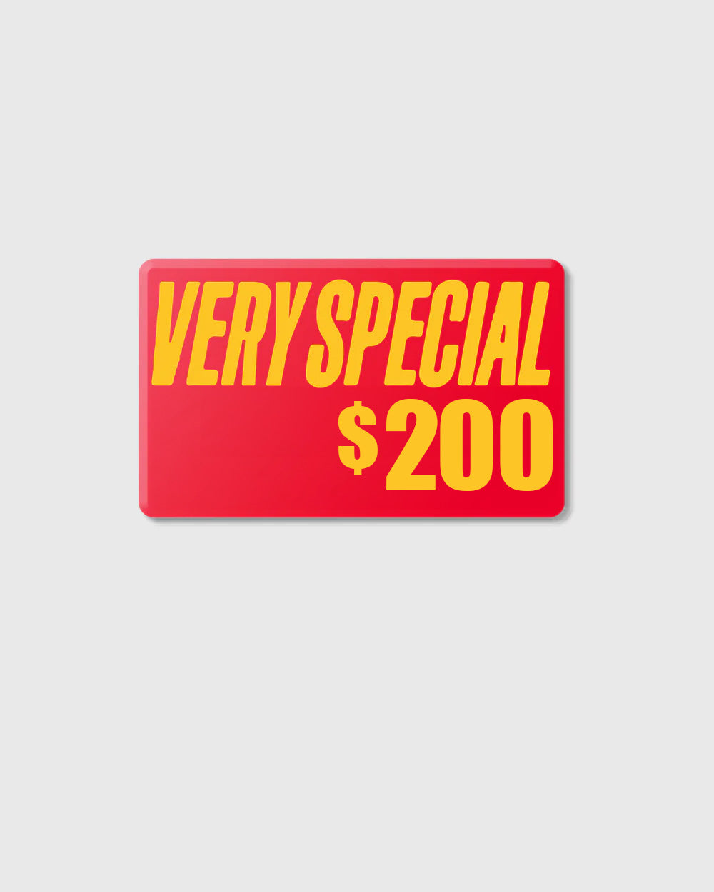 Very Special Gift Card