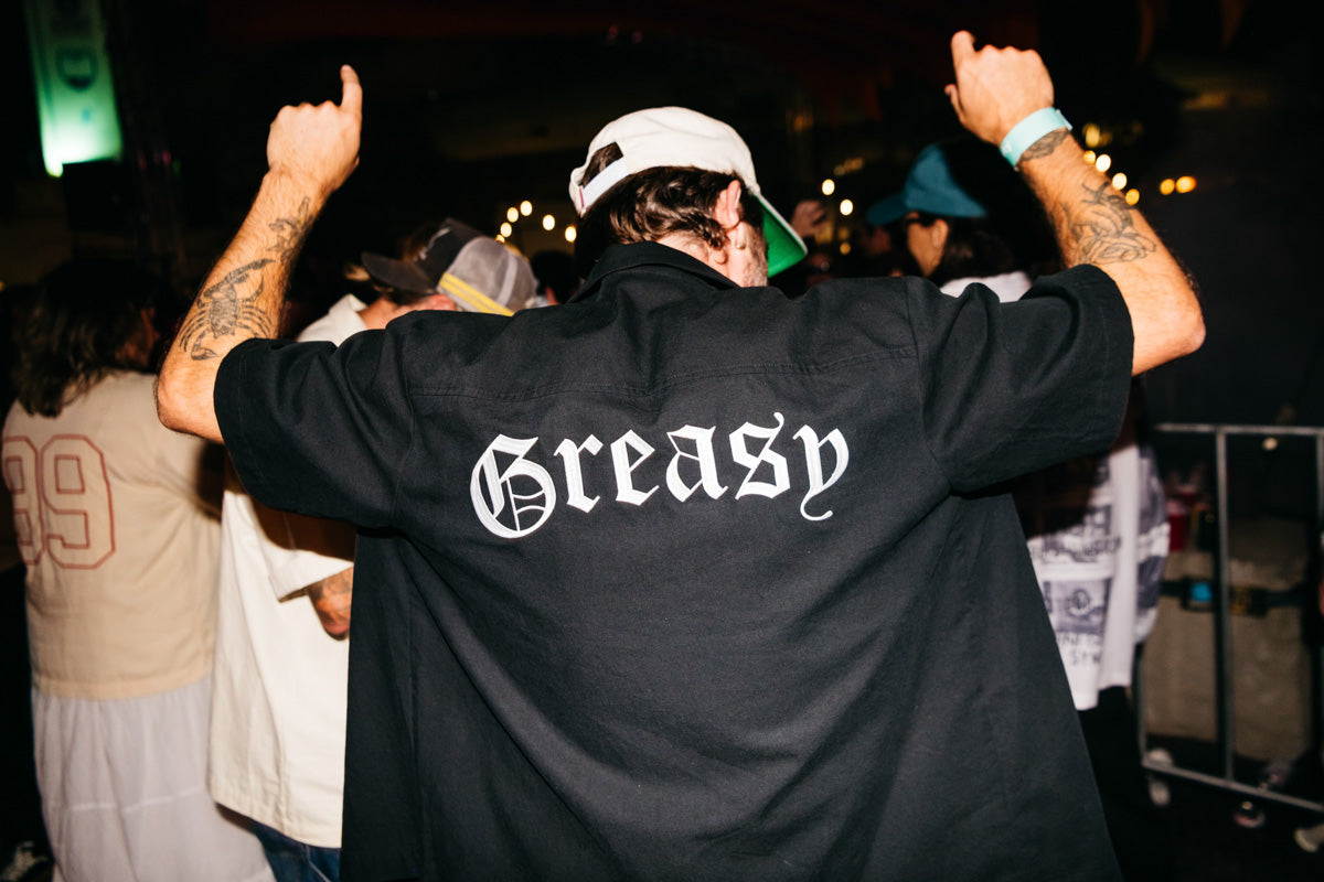 Black Late Shift Button Up Shirt