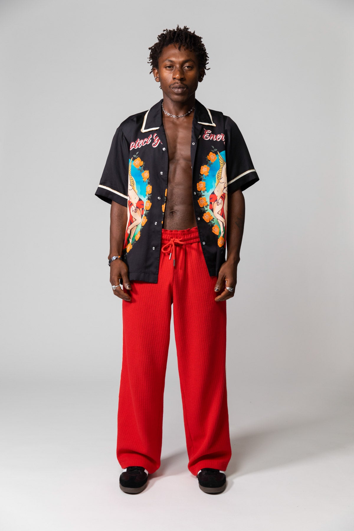 Black Guardian Angels Resort Shirt