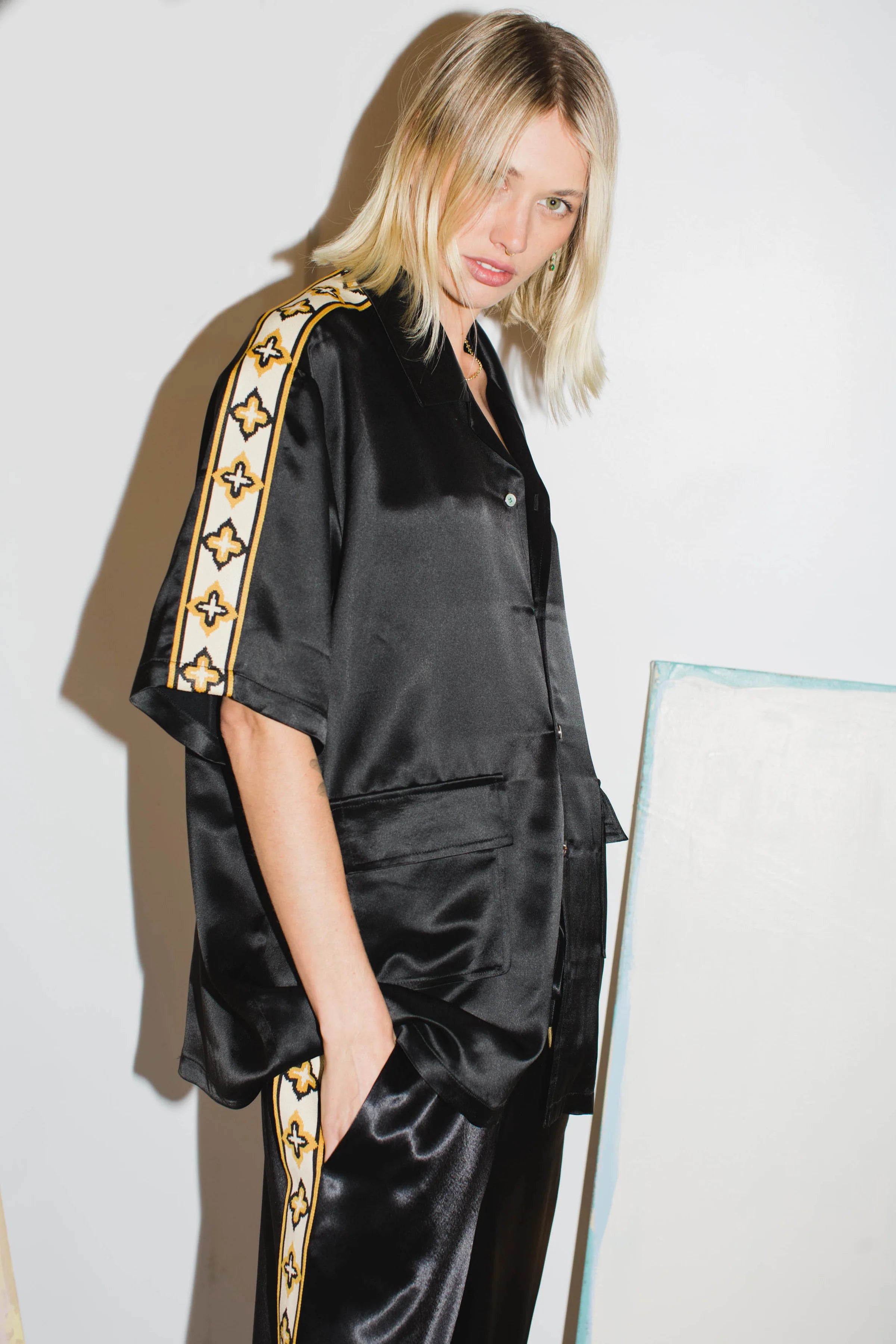 Satin Diamond Vacay Set