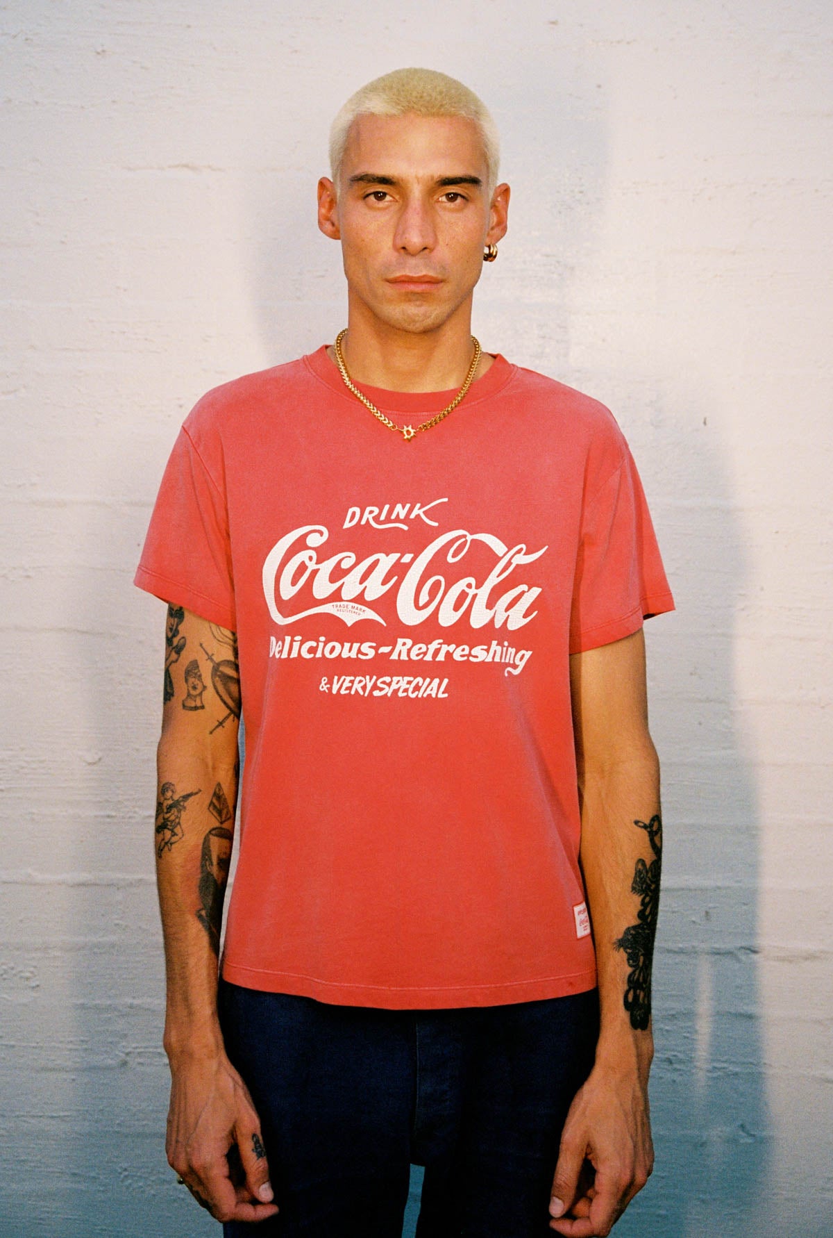 Red Classic Coke Logo Tee