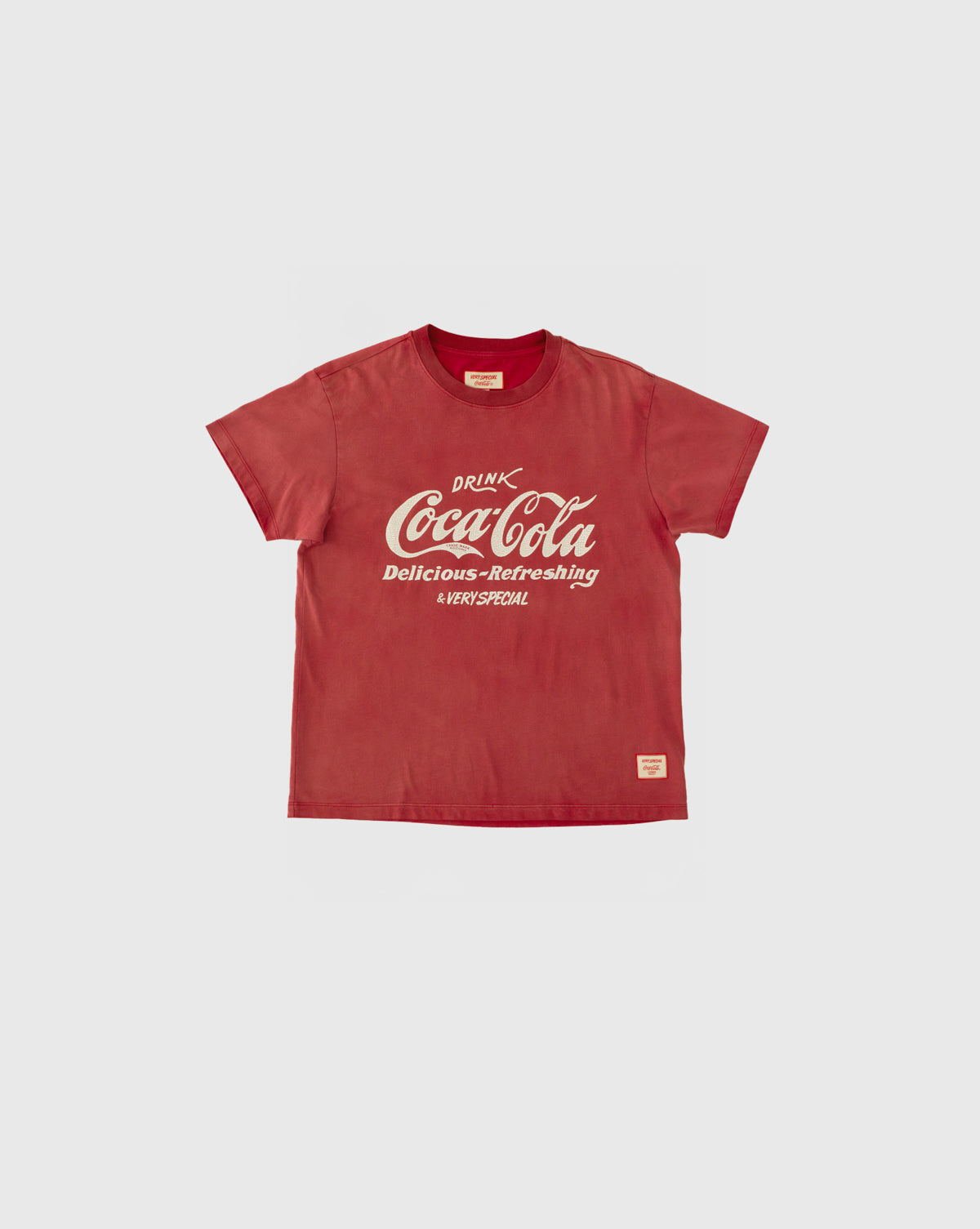 Red Classic Coke Logo Tee