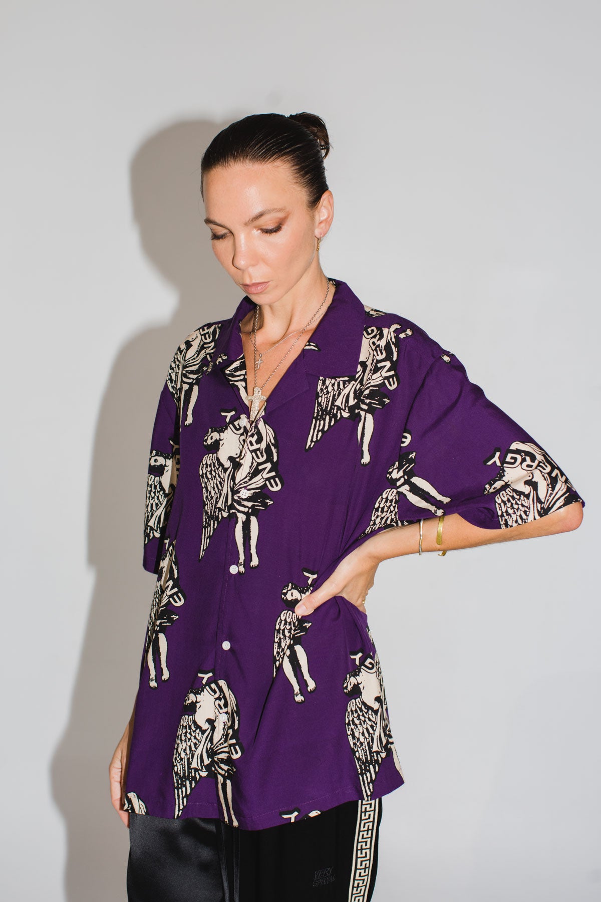 Purple "Angel Energy" Shirt