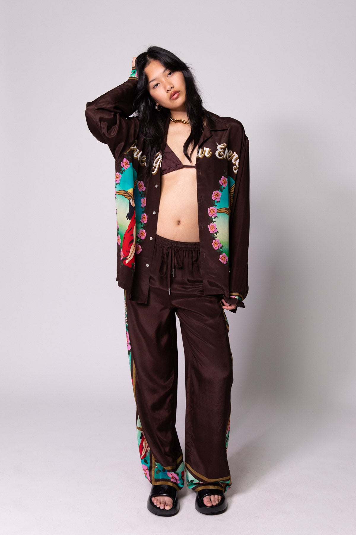 Silk Mocha Guardian Angels Vacay Pant