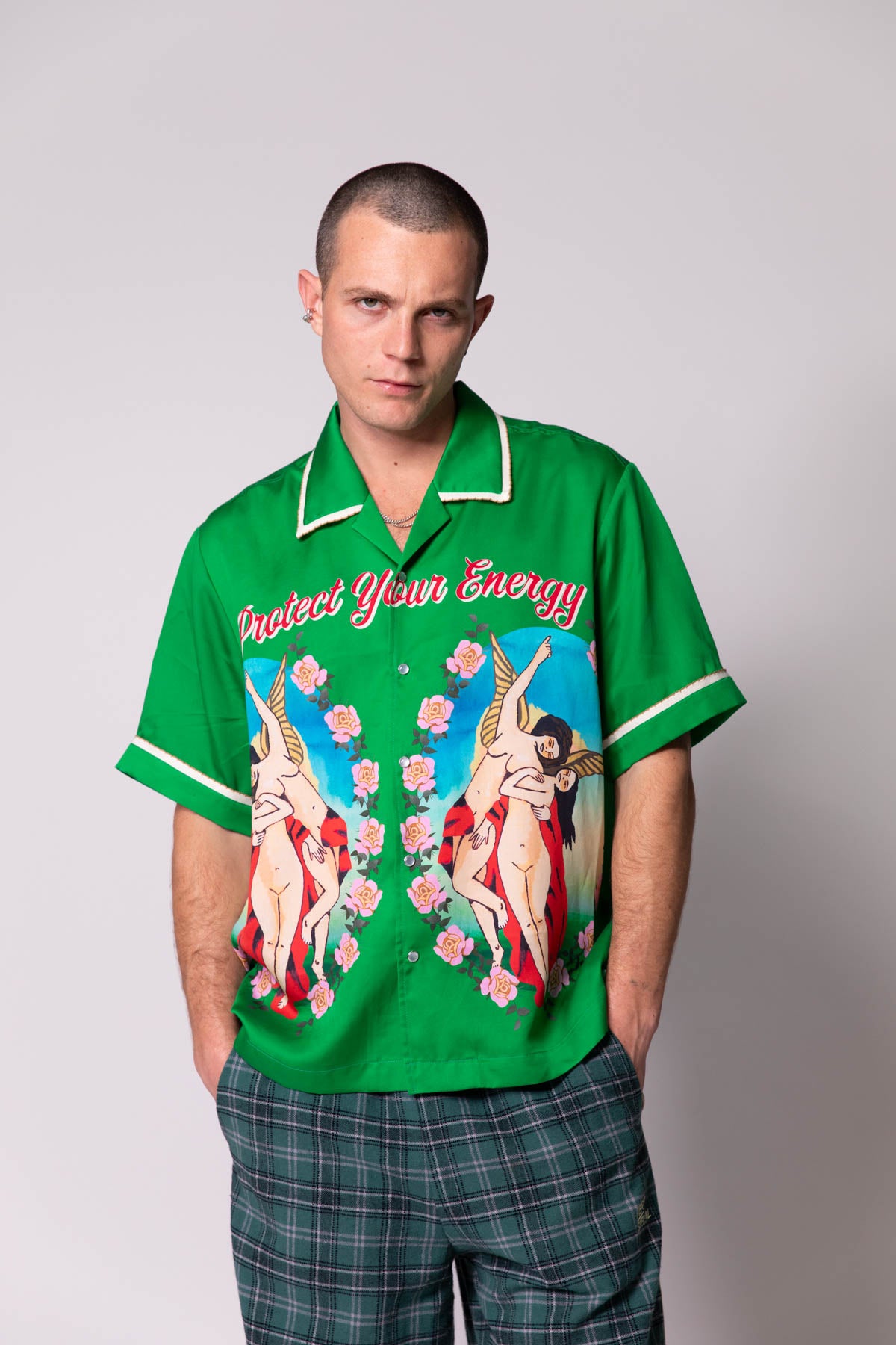 Green Guardian Angels Resort Shirt