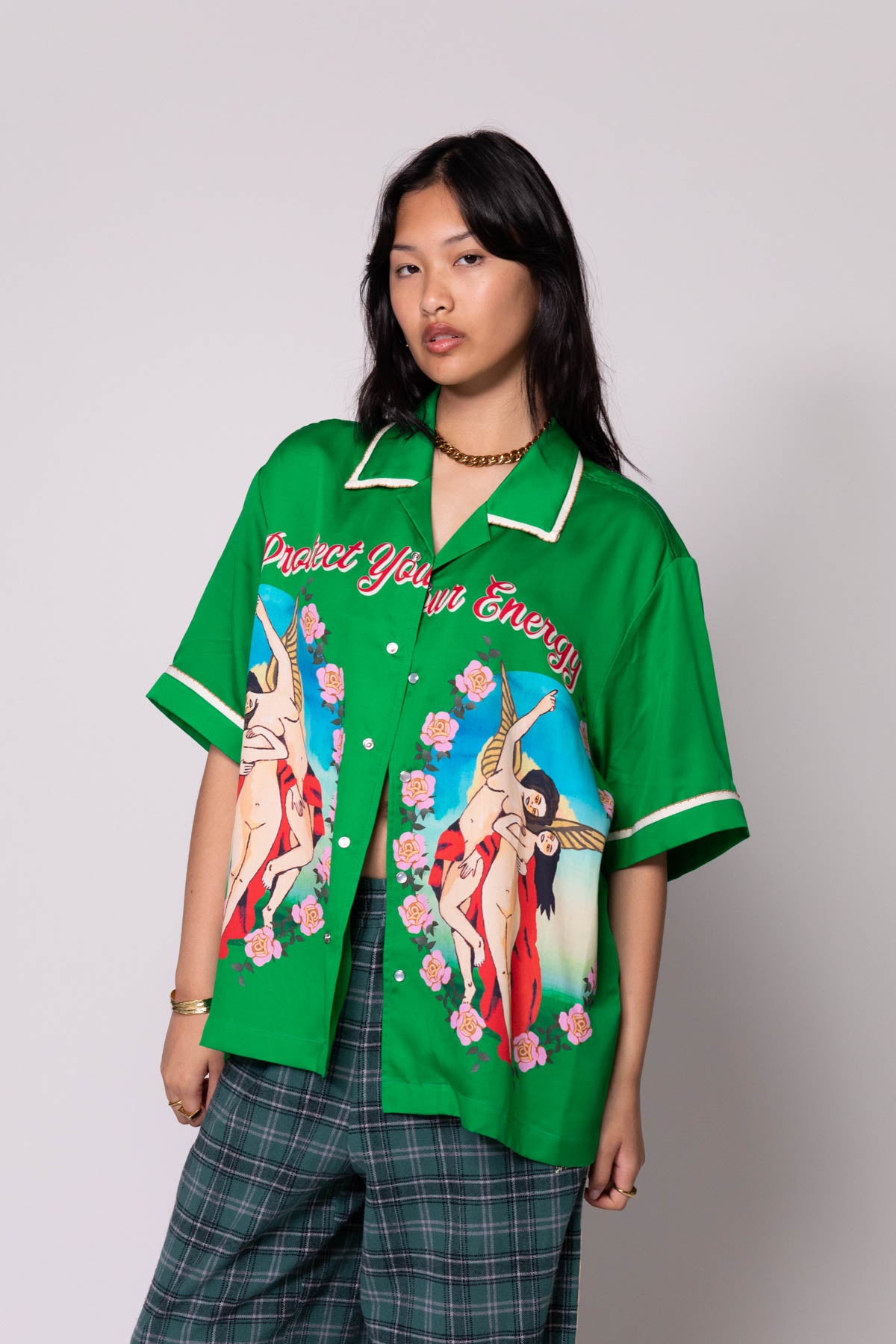 Green Guardian Angels Resort Shirt