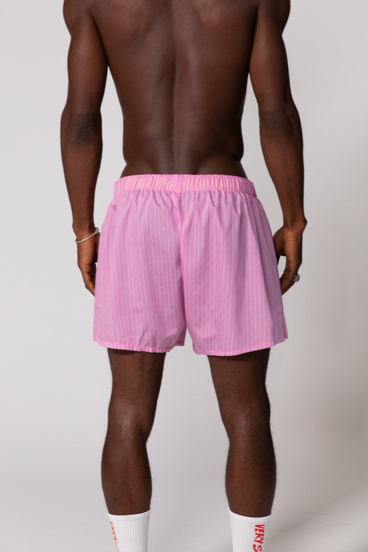Pink Stripe Boxer Shorts