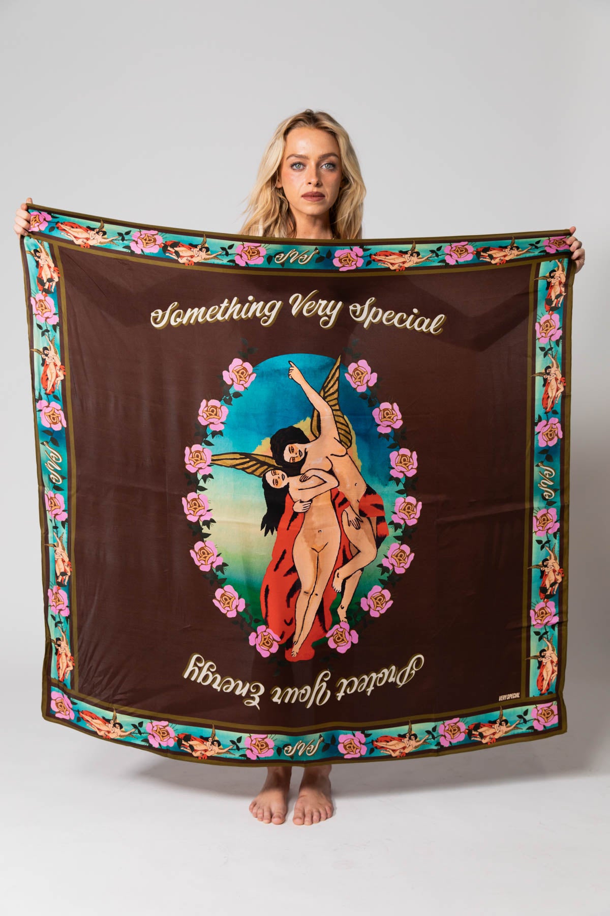 Mocha Guardian Angels Sarong
