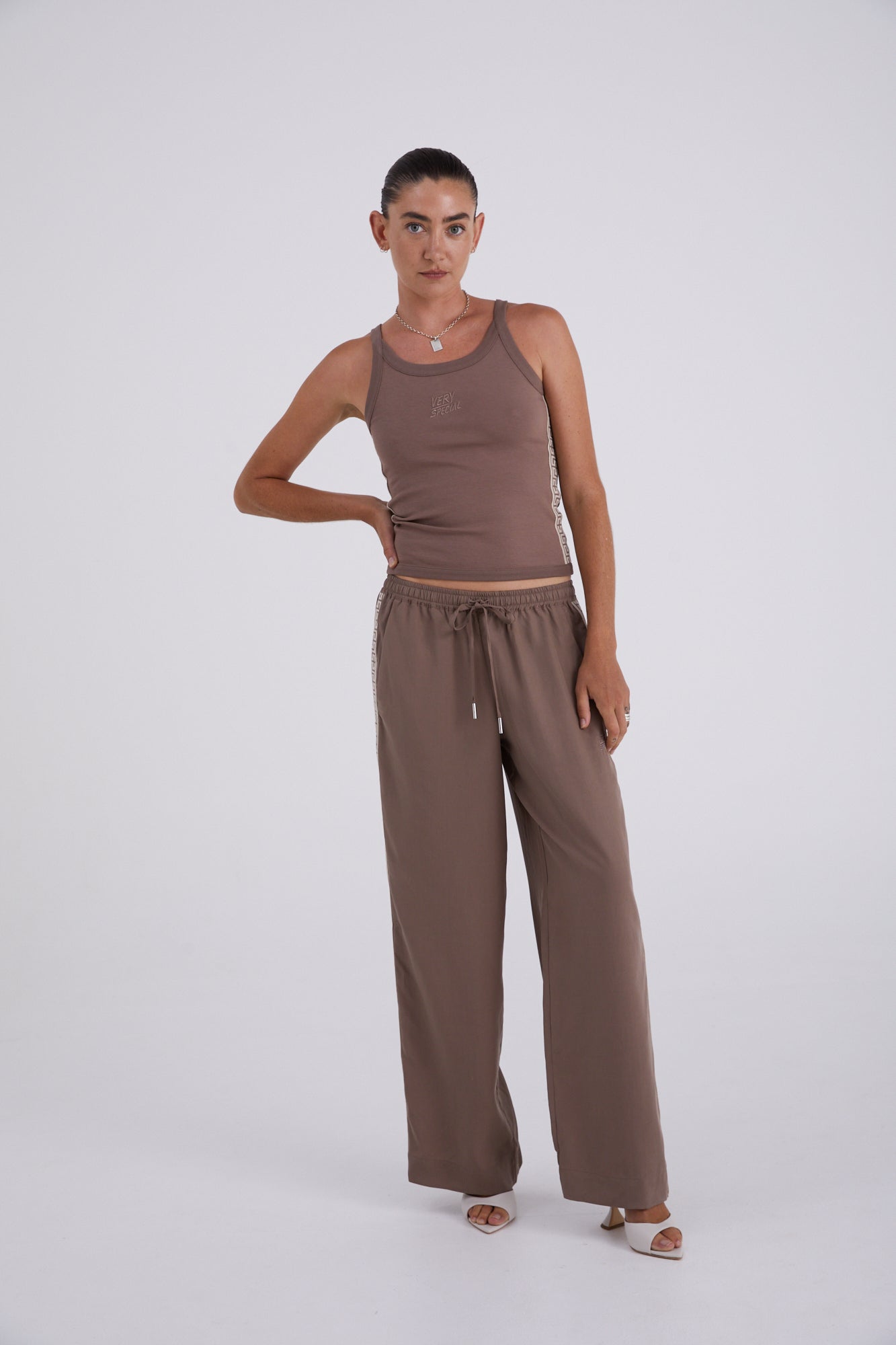Taupe "Geo" Tank