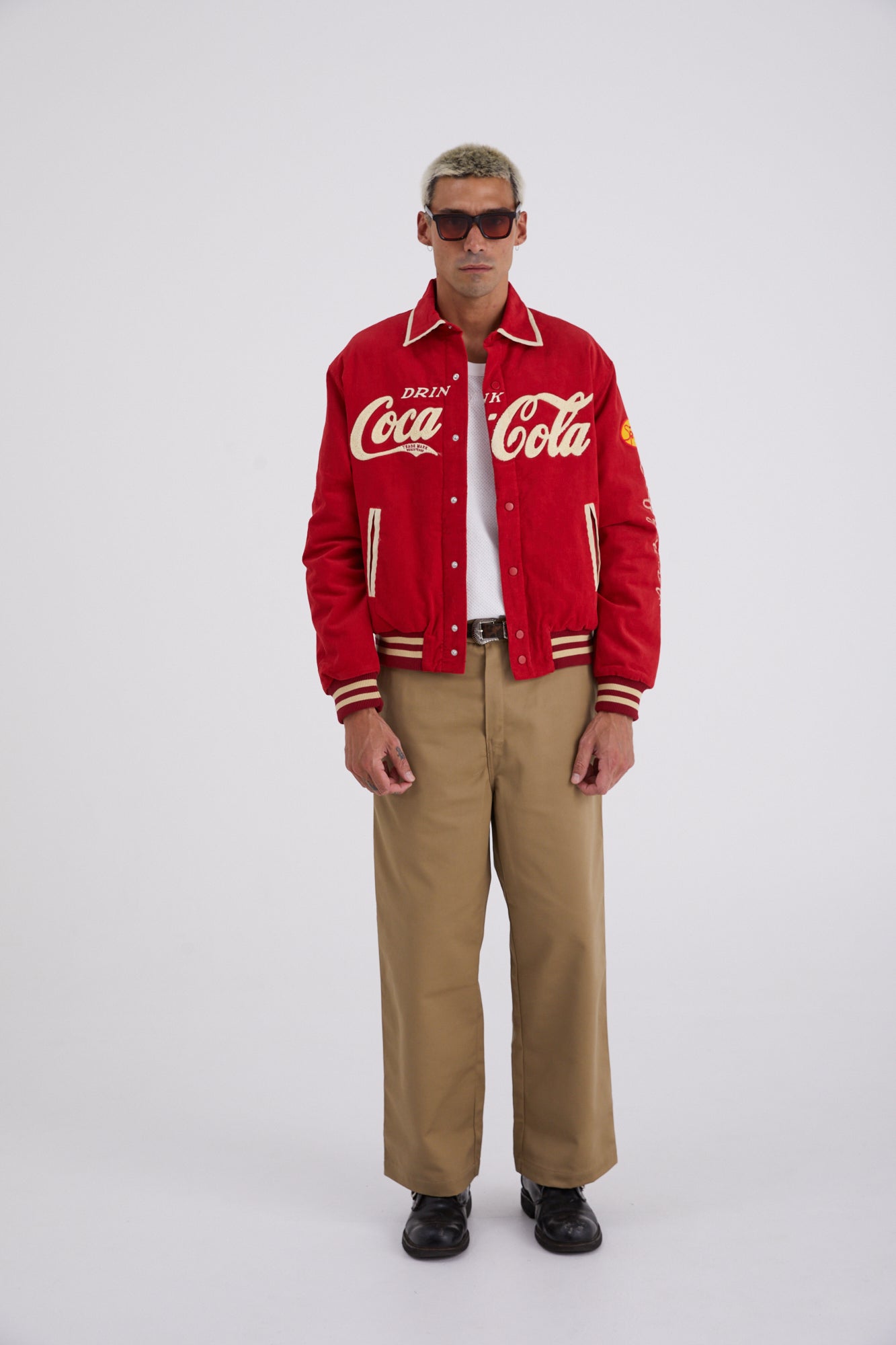 Classic Coke Cord Varsity Jacket