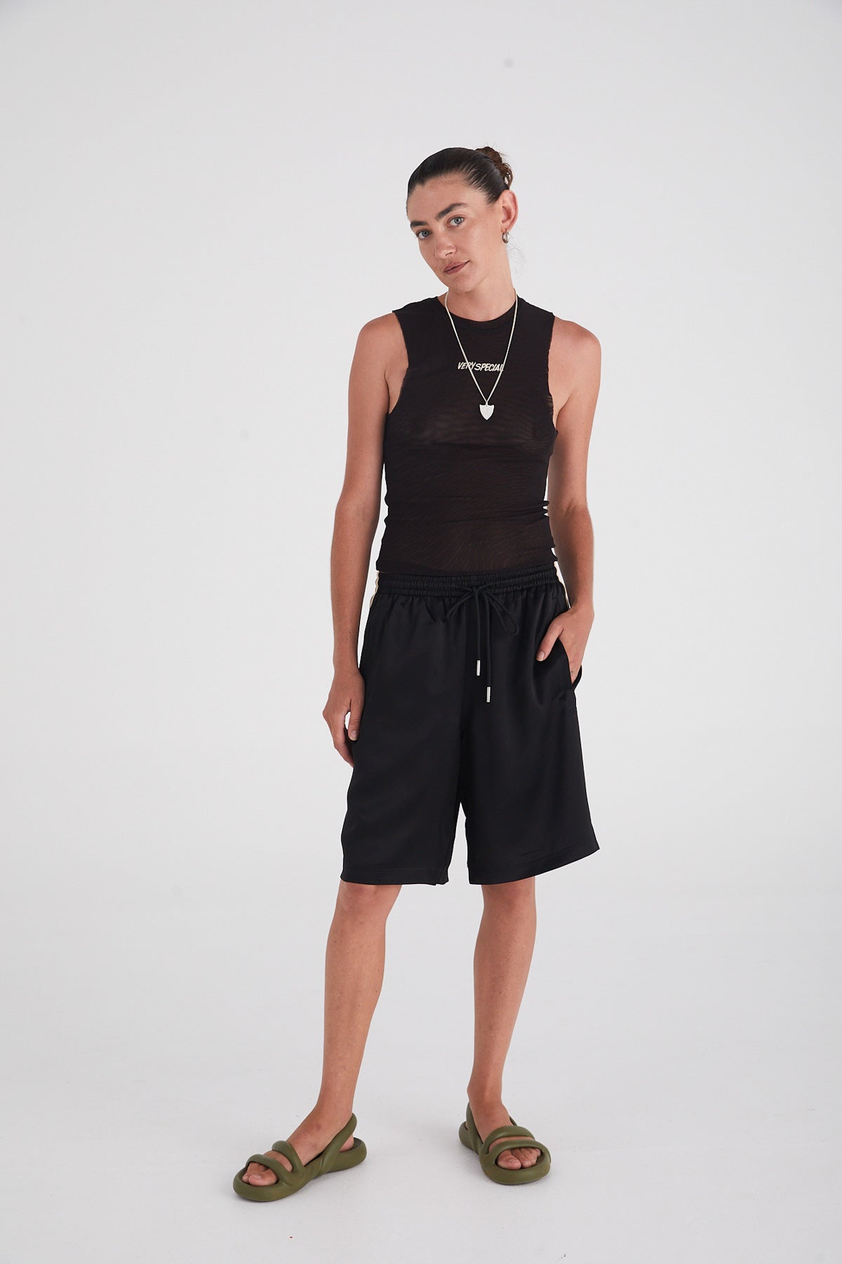 Black Mesh Muscle