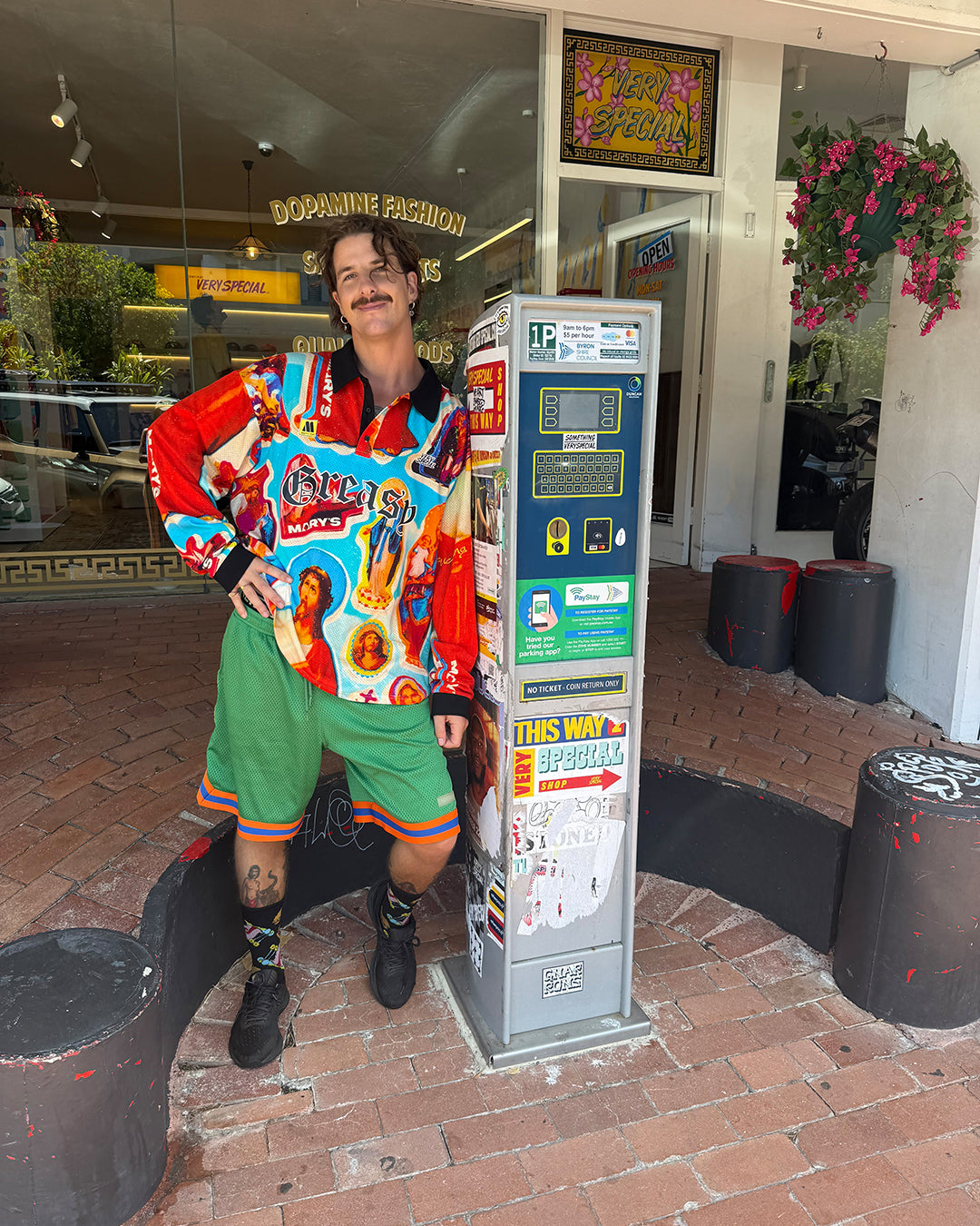 Holy Holy Mesh LS Polo