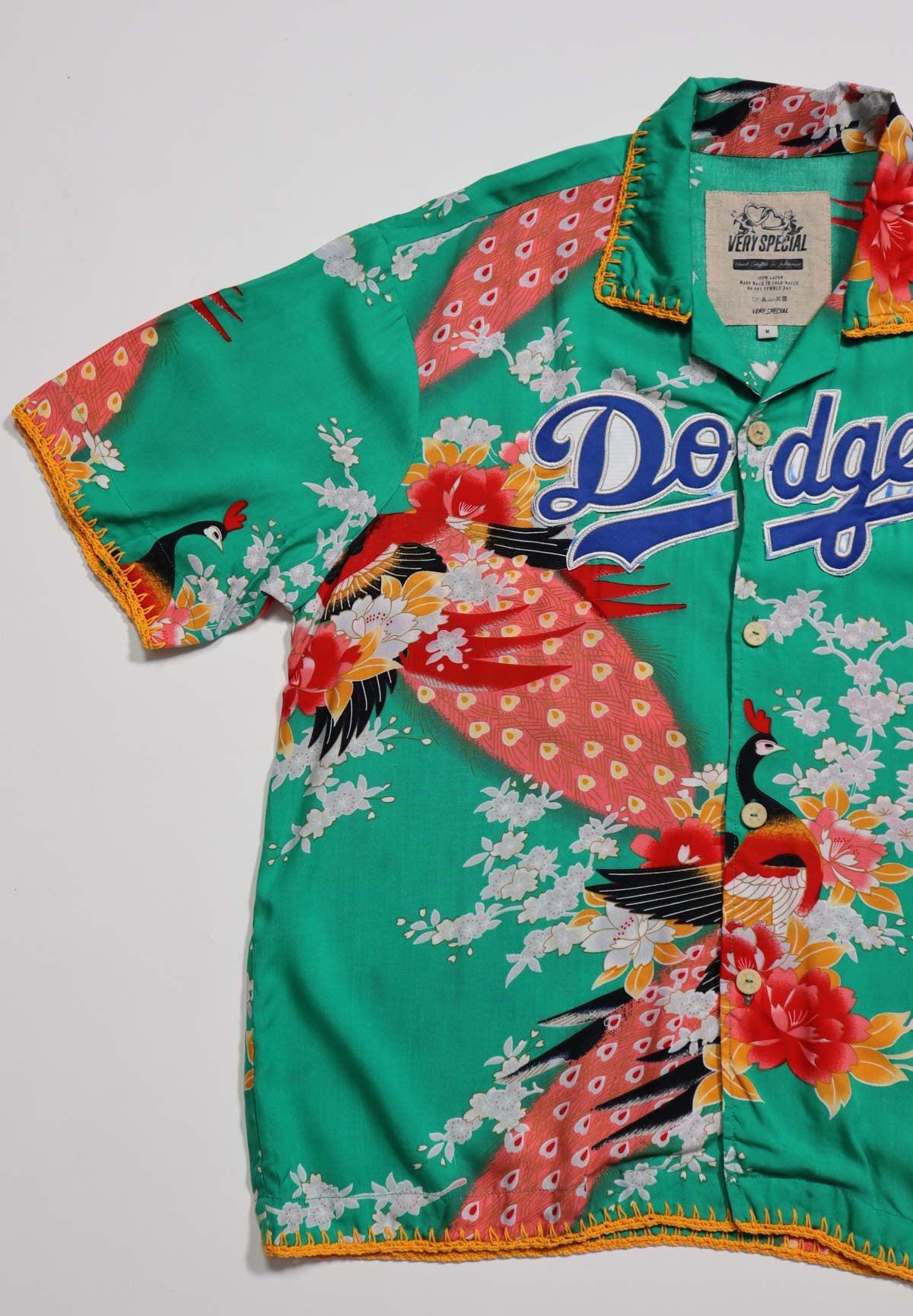 LA Dodgers One Off Hawaiian Shirt M
