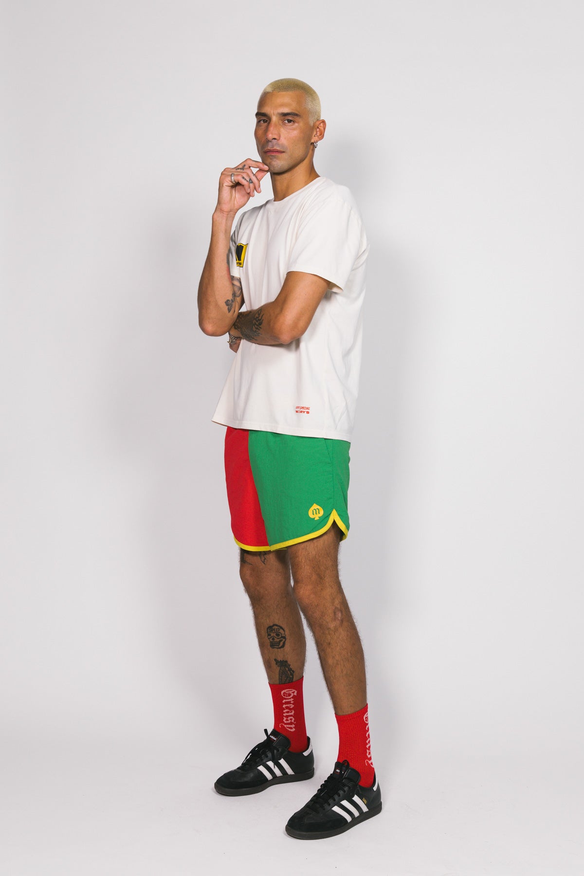 Greasy Couture Nylon Short Shorts