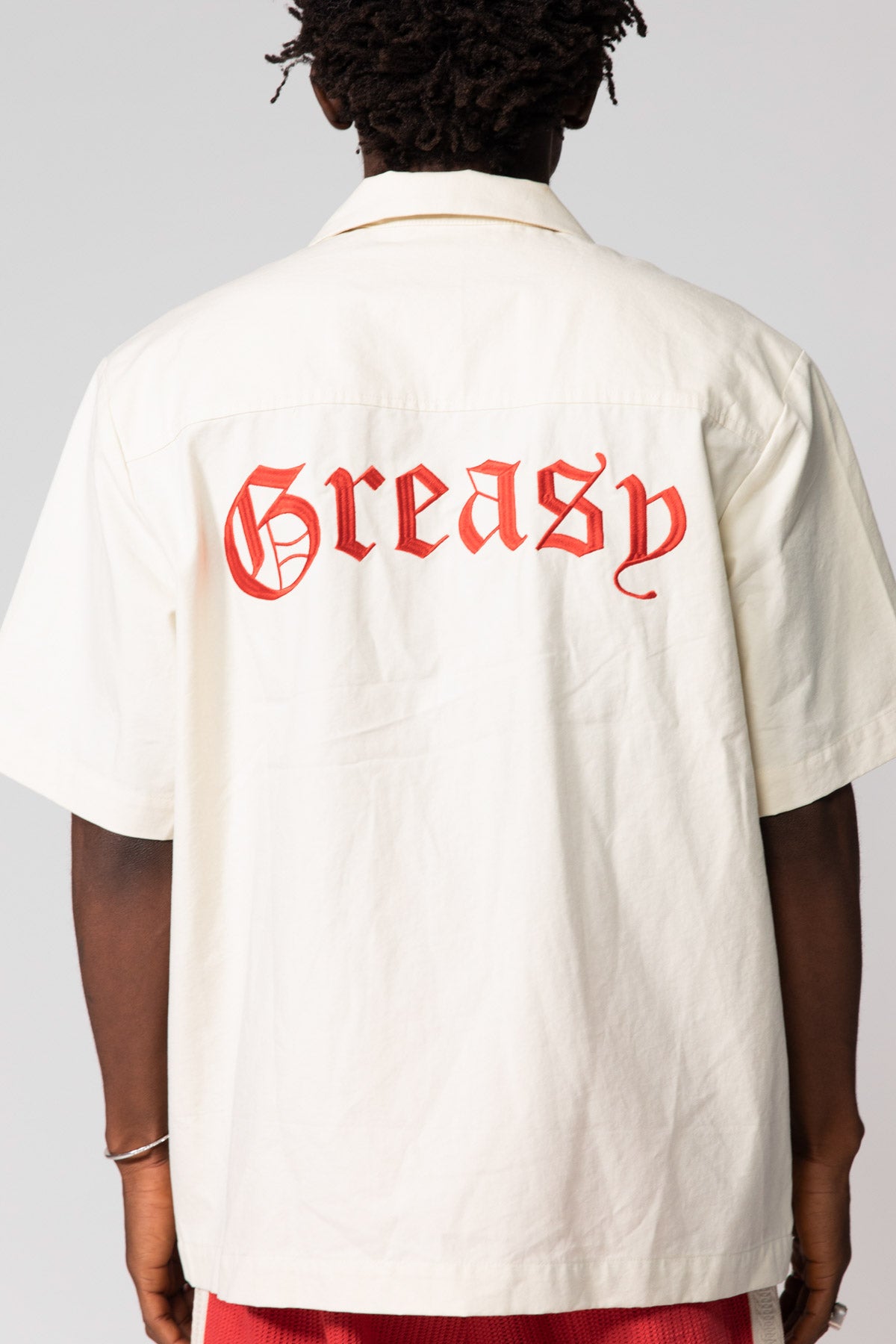 White Late Shift Button Up Shirt