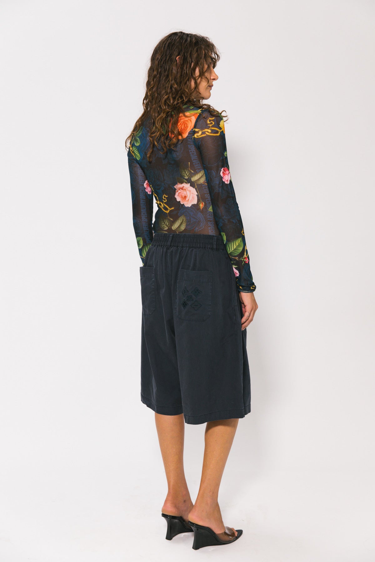 Chains And Roses LS Mini Dress