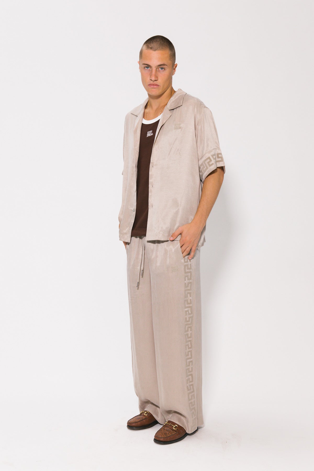 Stone Panel Geo Vacay Pant