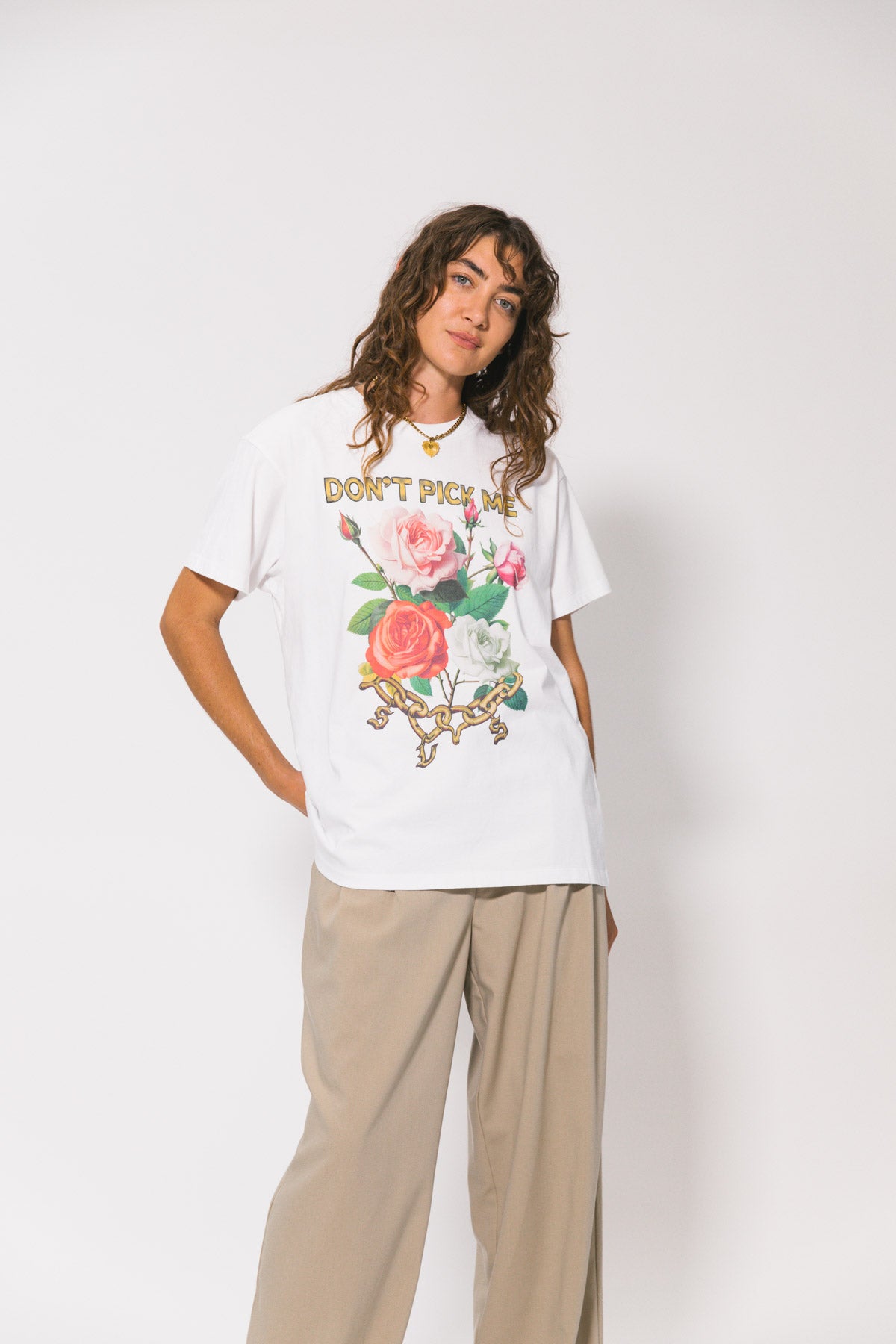 White Don't Pick Me Tee
