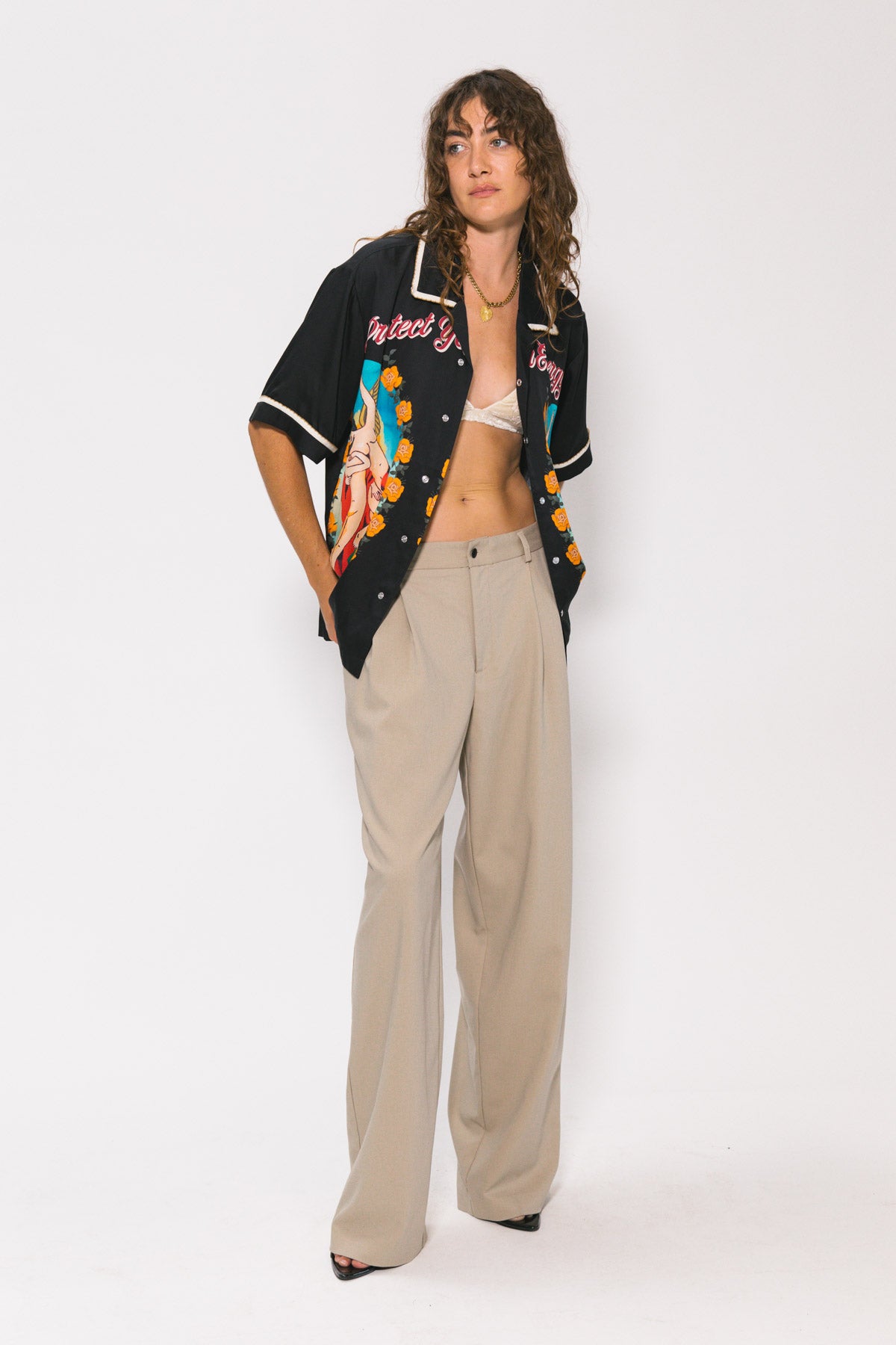 Stone Westwood Pleated Pant