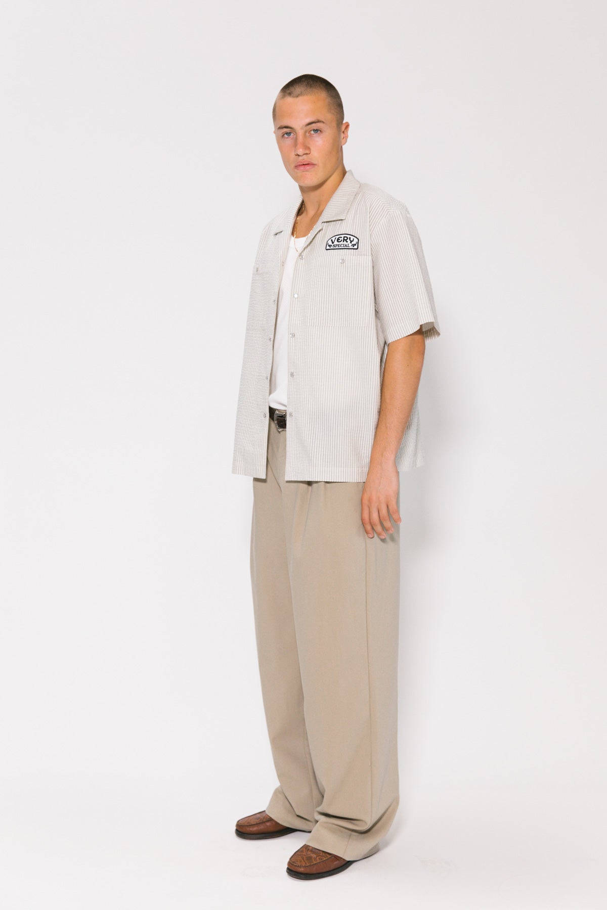 Stone Westwood Pleated Pant