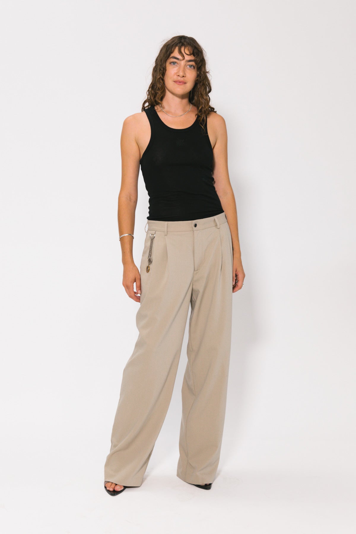 Stone Westwood Pleated Pant