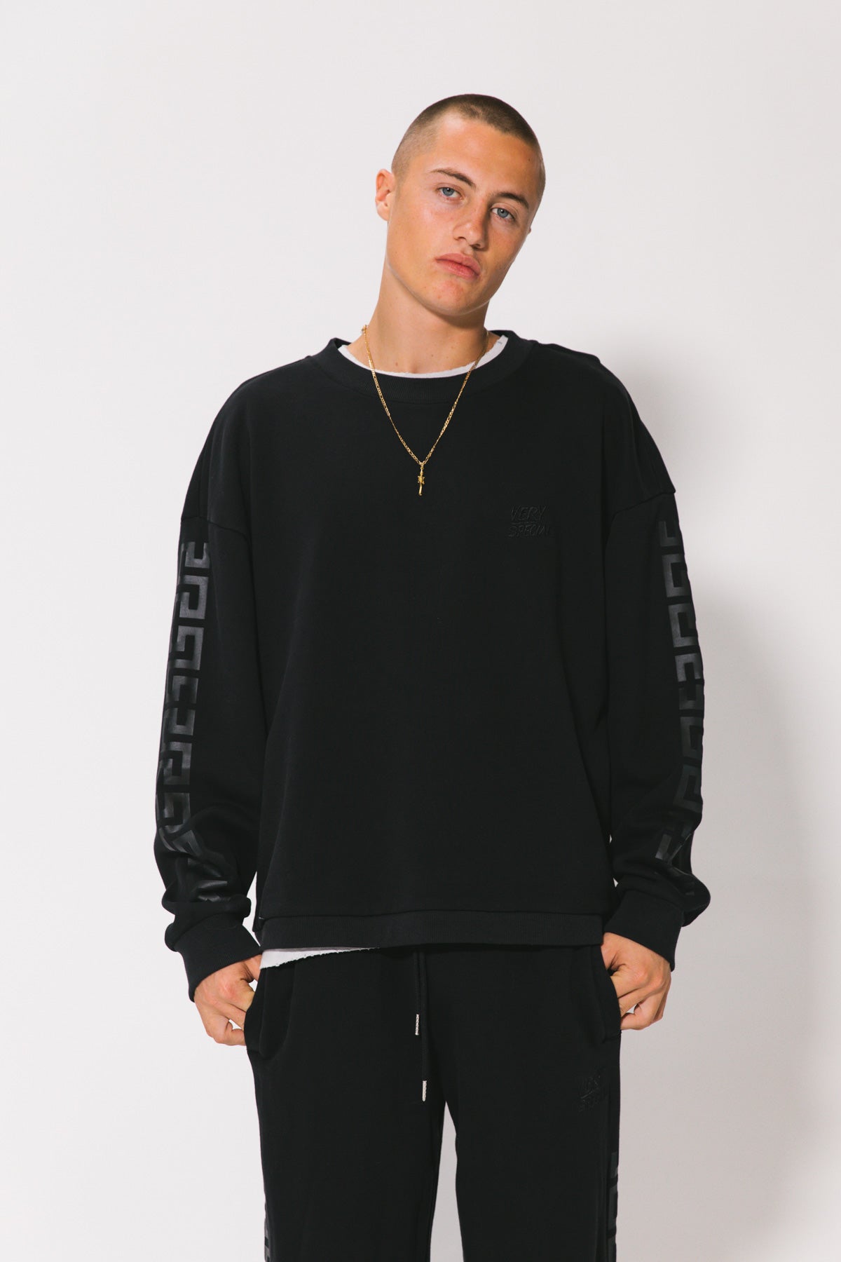 Washed Black SVS Essential Crew