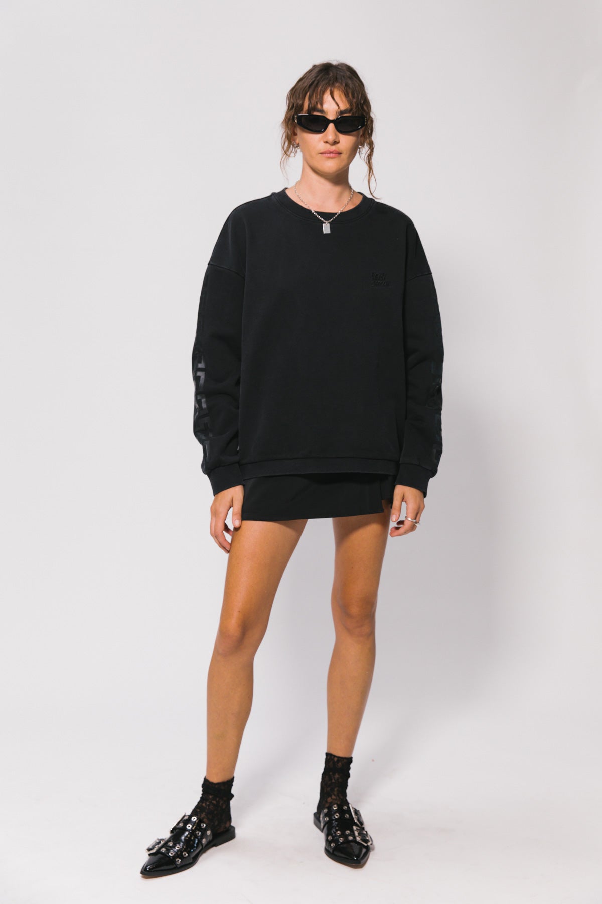 Washed Black SVS Essential Crew