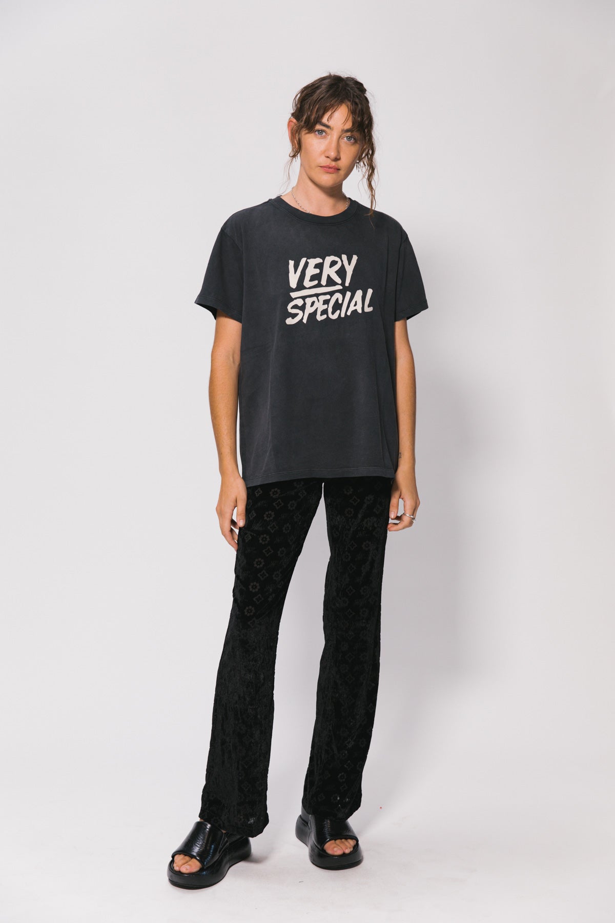 Vintage Black Very Special Logo Tee
