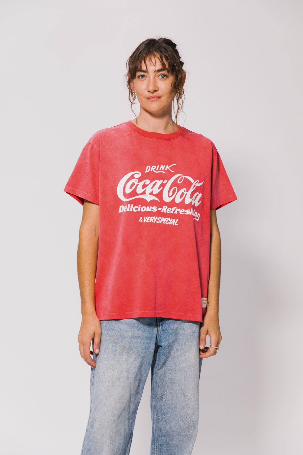 Red Classic Coke Logo Tee