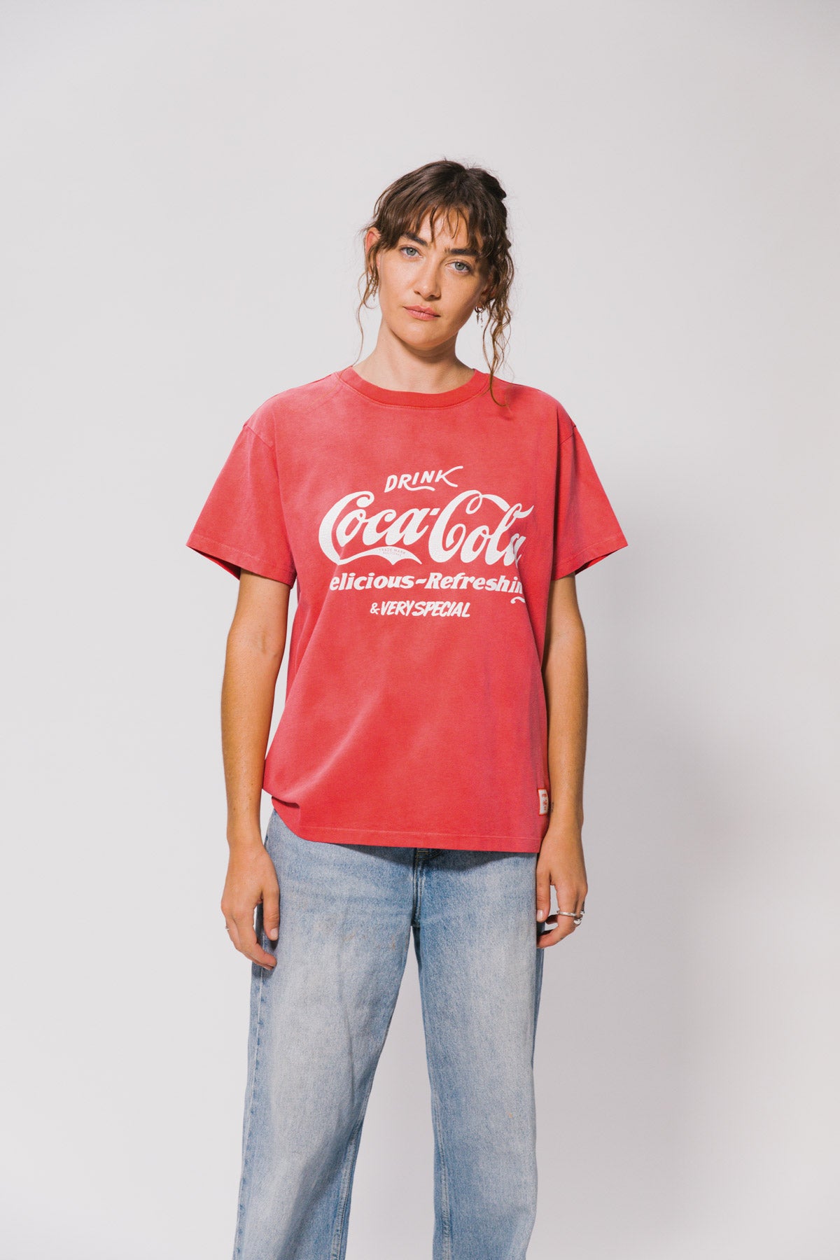 Red Classic Coke Logo Tee