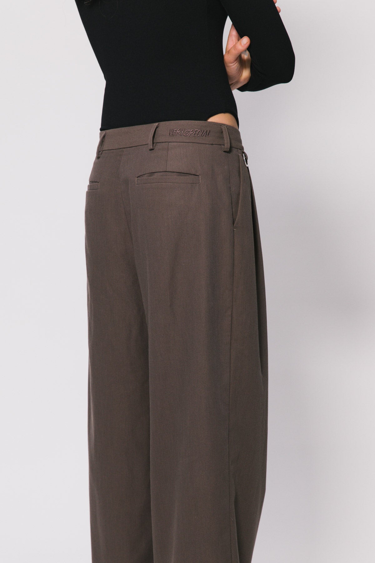 Charcoal Westwood Pleated Pant