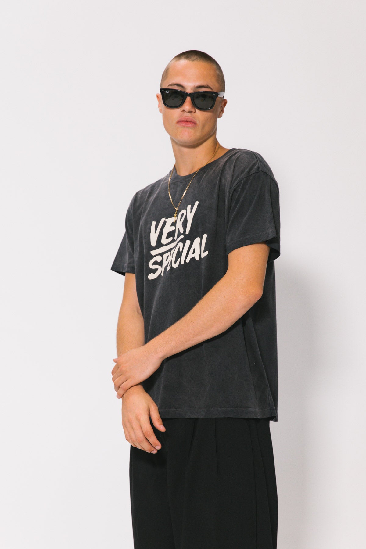Vintage Black Very Special Logo Tee