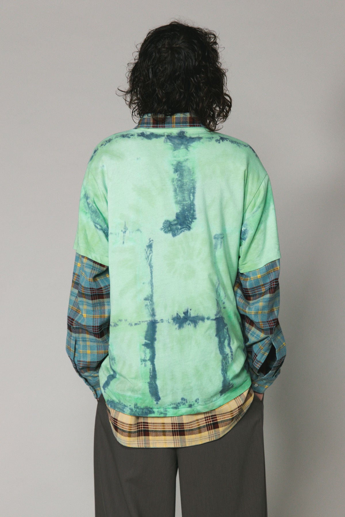 Green Tie Dye YVS Trashed Tee