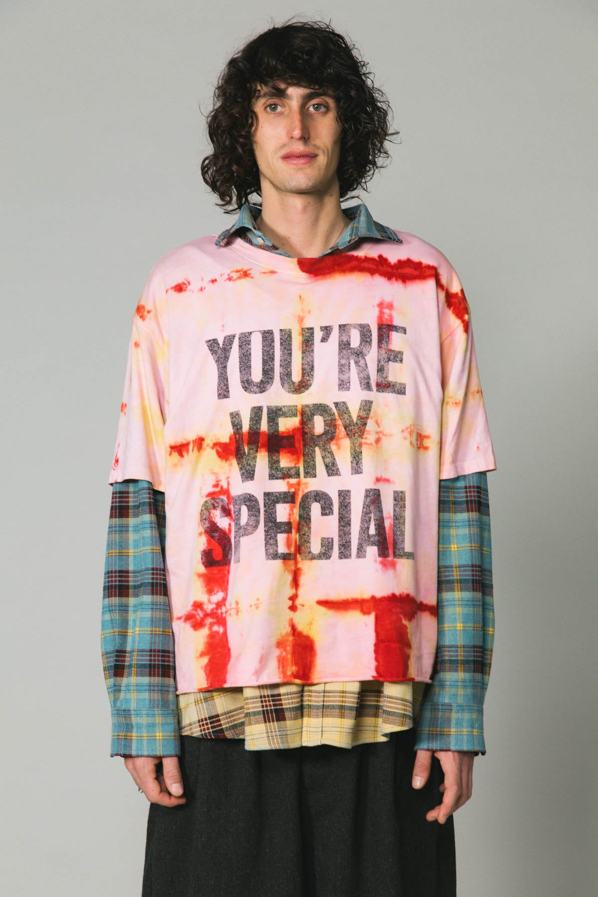Pink Tie Dye YVS Trashed Tee