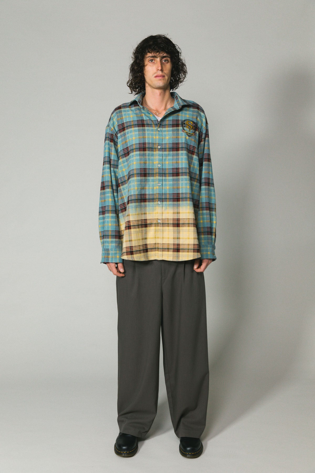 Charcoal Westwood Pleated Pant
