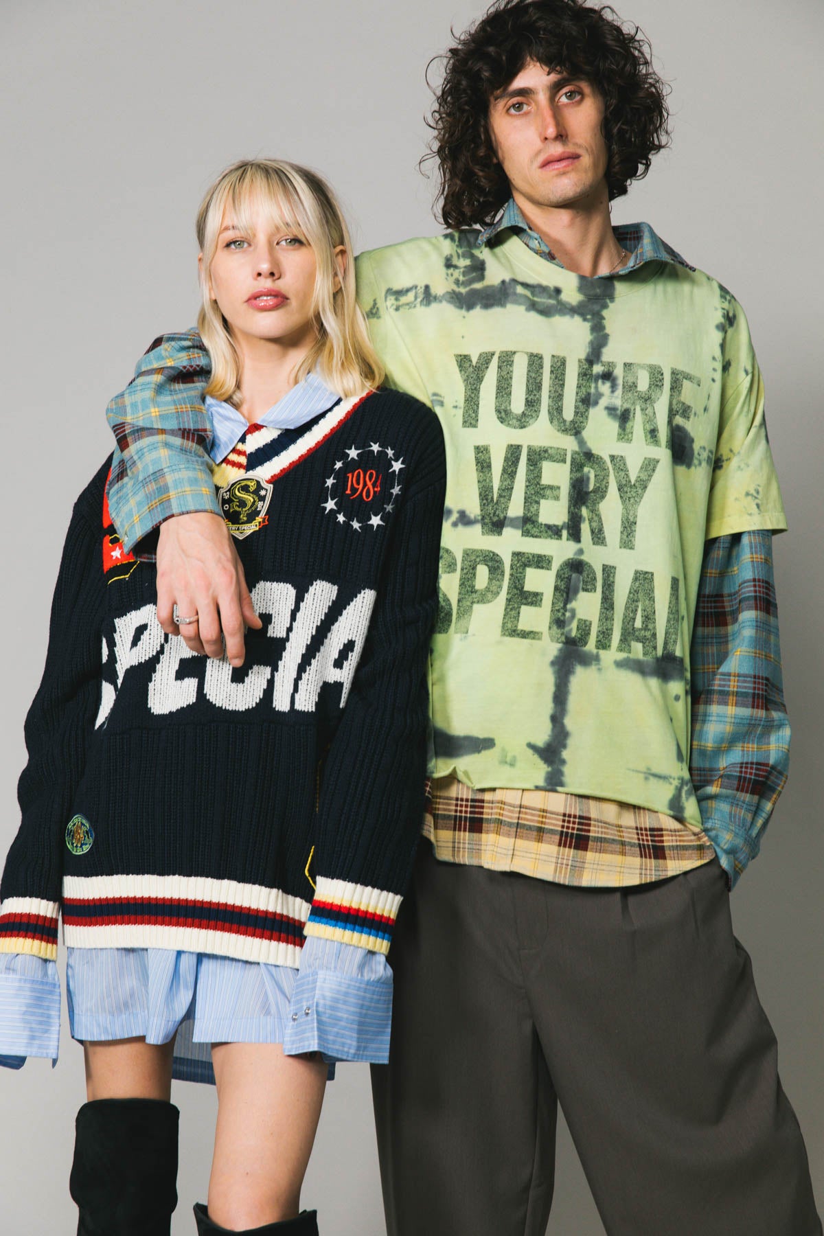 Lime Tie Dye YVS Trashed Tee