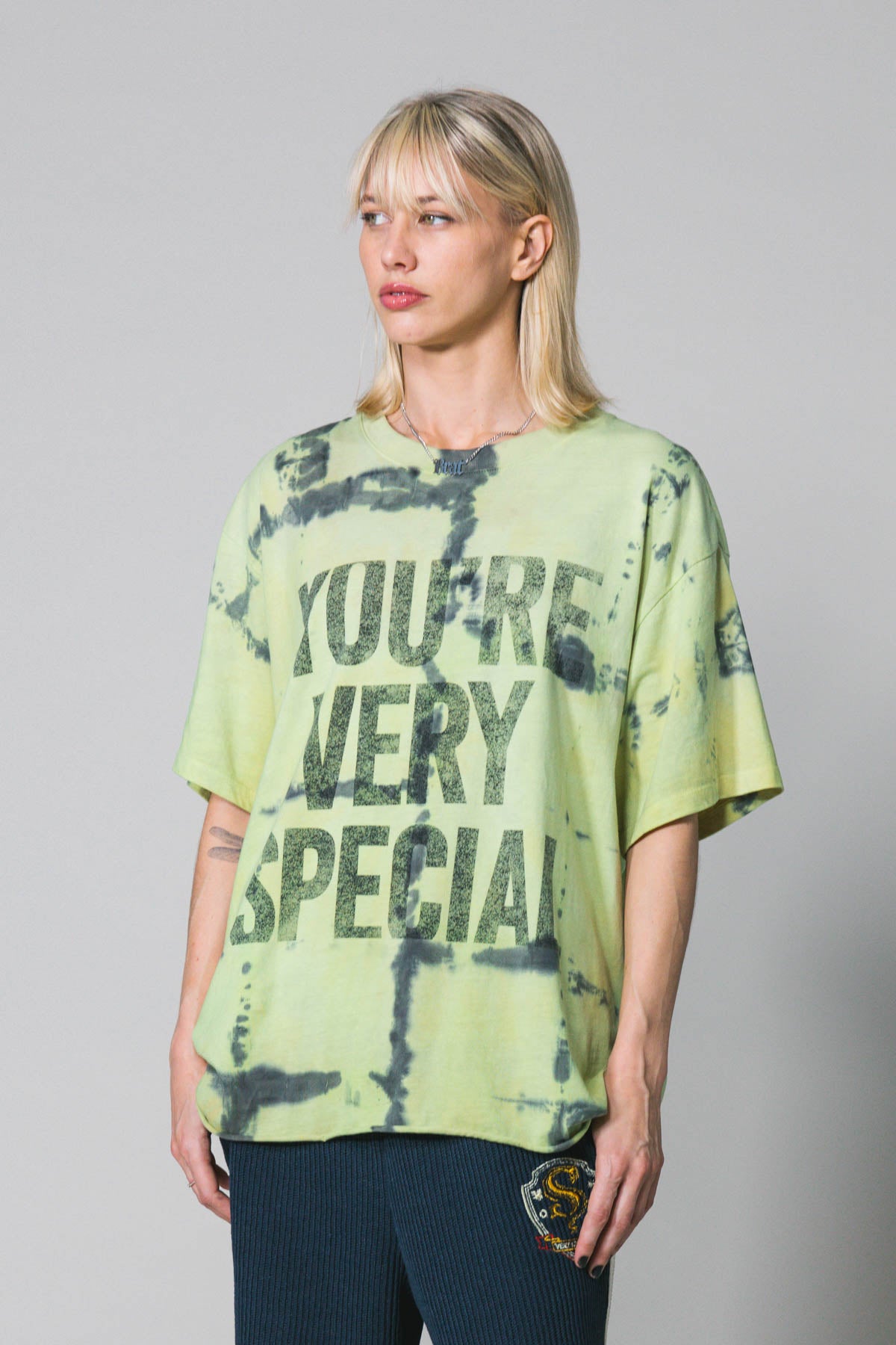 Lime Tie Dye YVS Trashed Tee