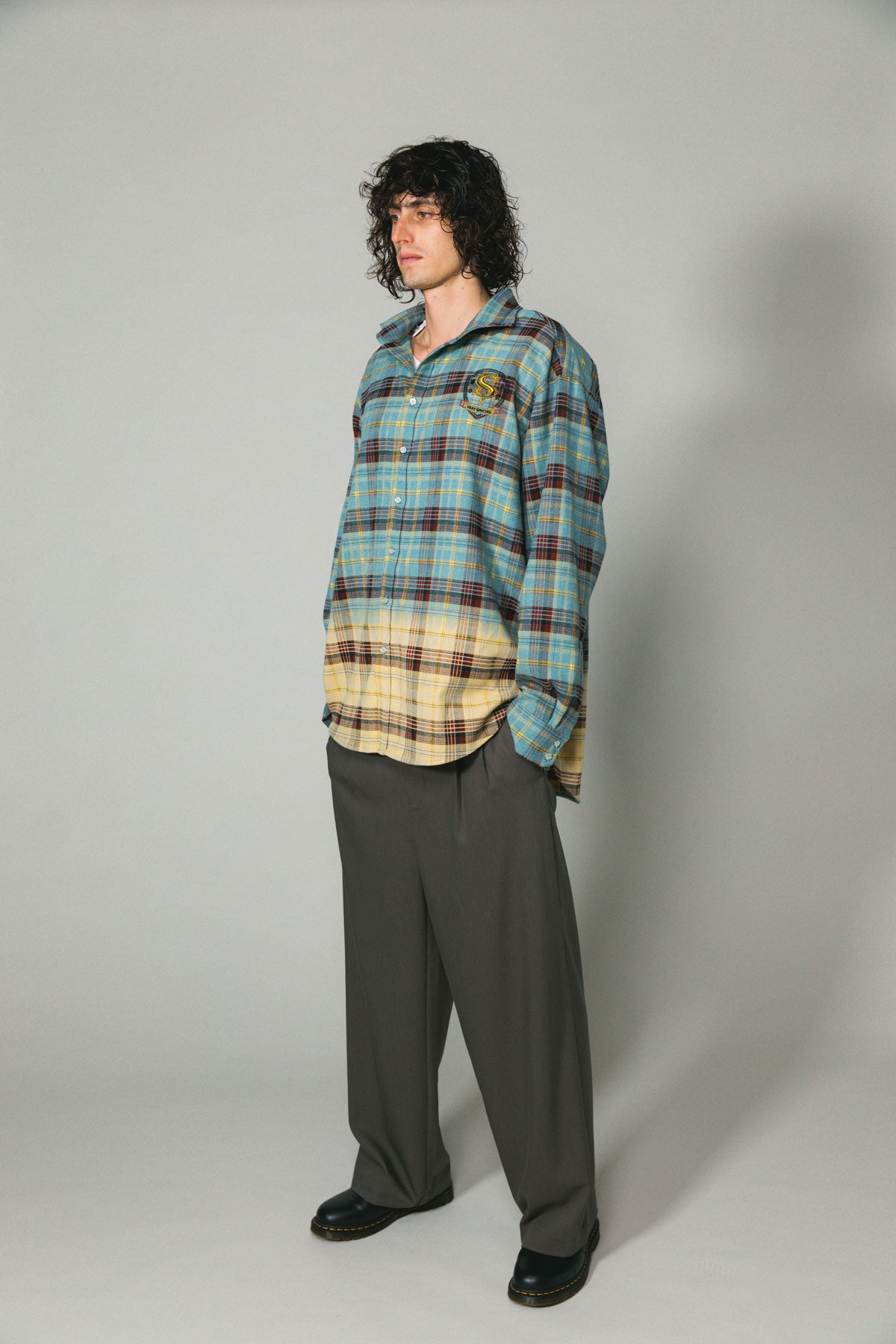 Blue Plaid LS Graff Shirt