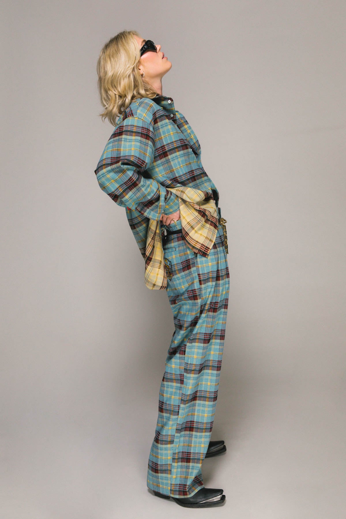 Blue Plaid LS Graff Shirt