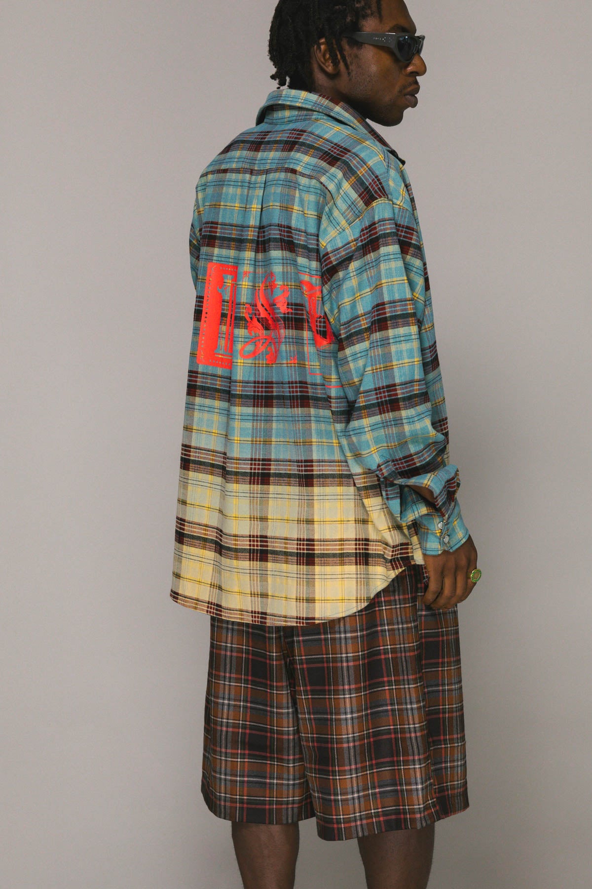 Blue Plaid LS Graff Shirt