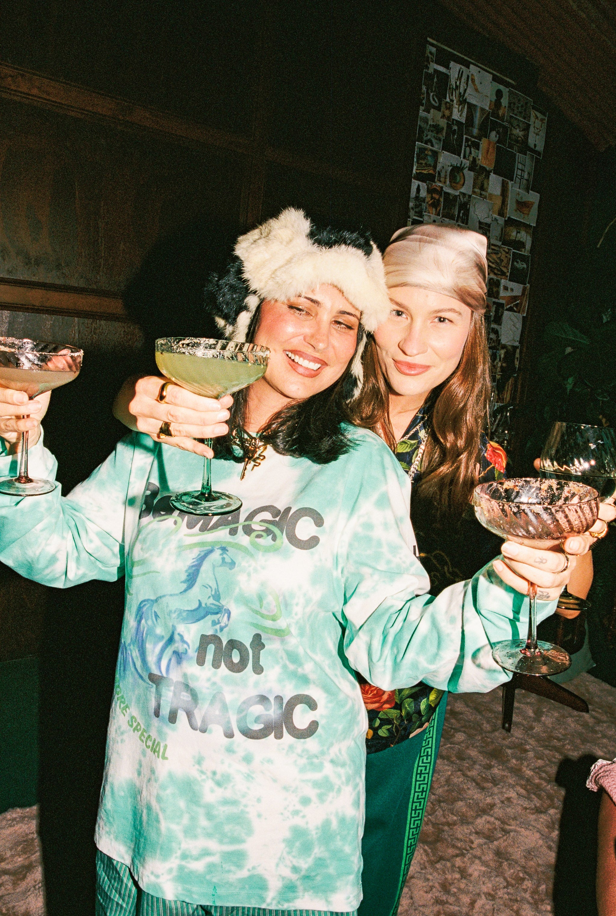 Green Be Magic Tie-Dye LS Tee