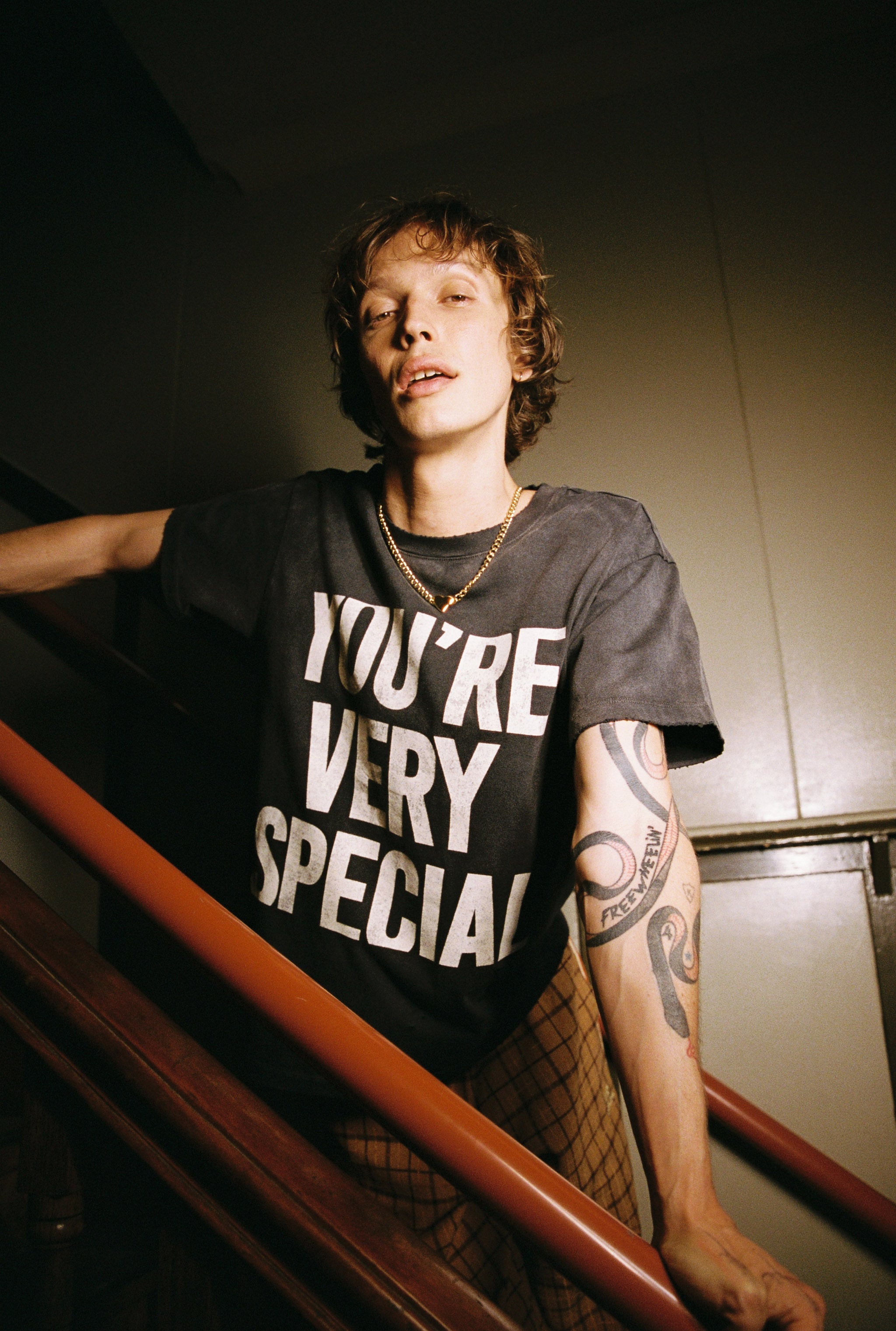 Vintage Black YVS Trashed Tee