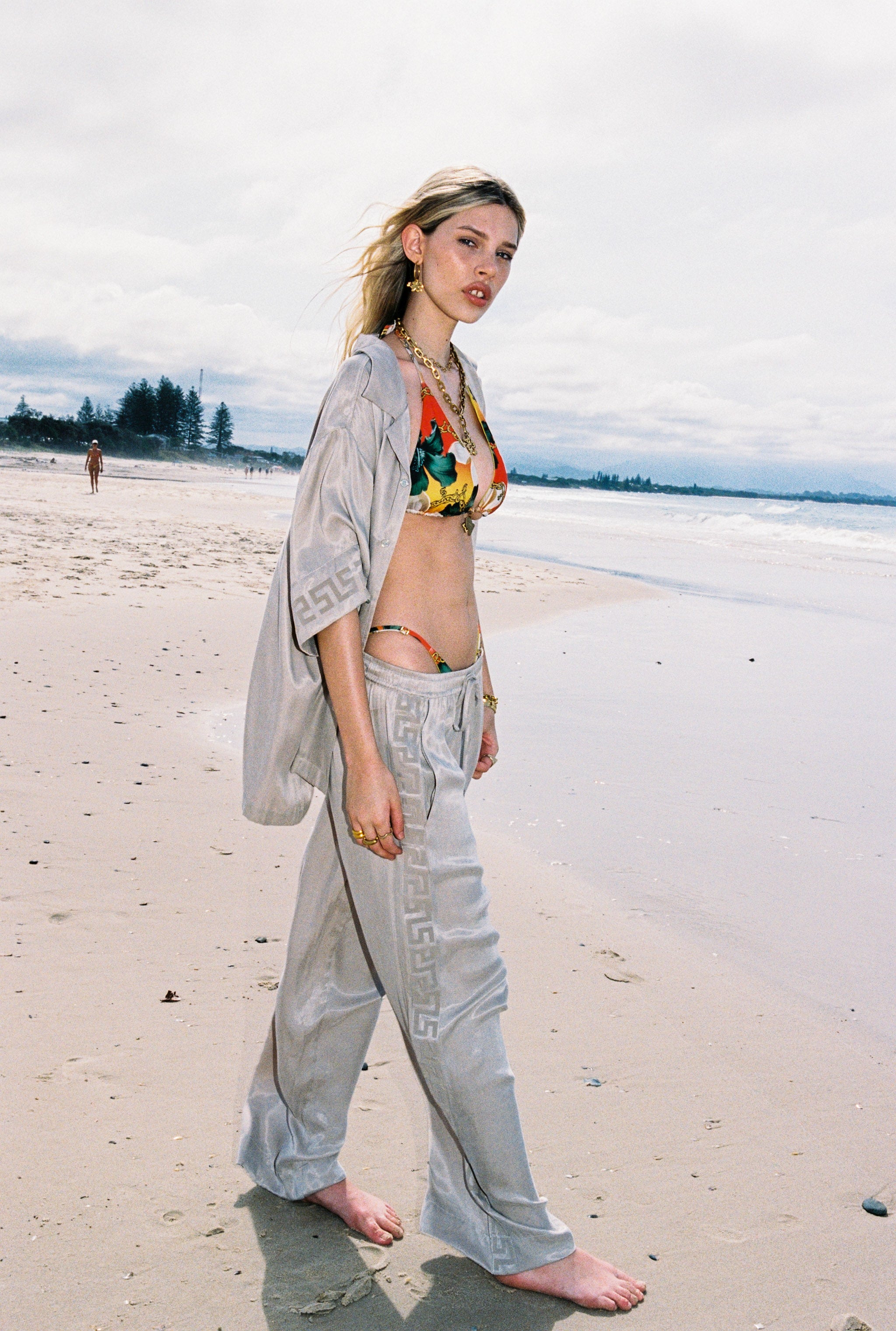 Stone Panel Geo Vacay Pant