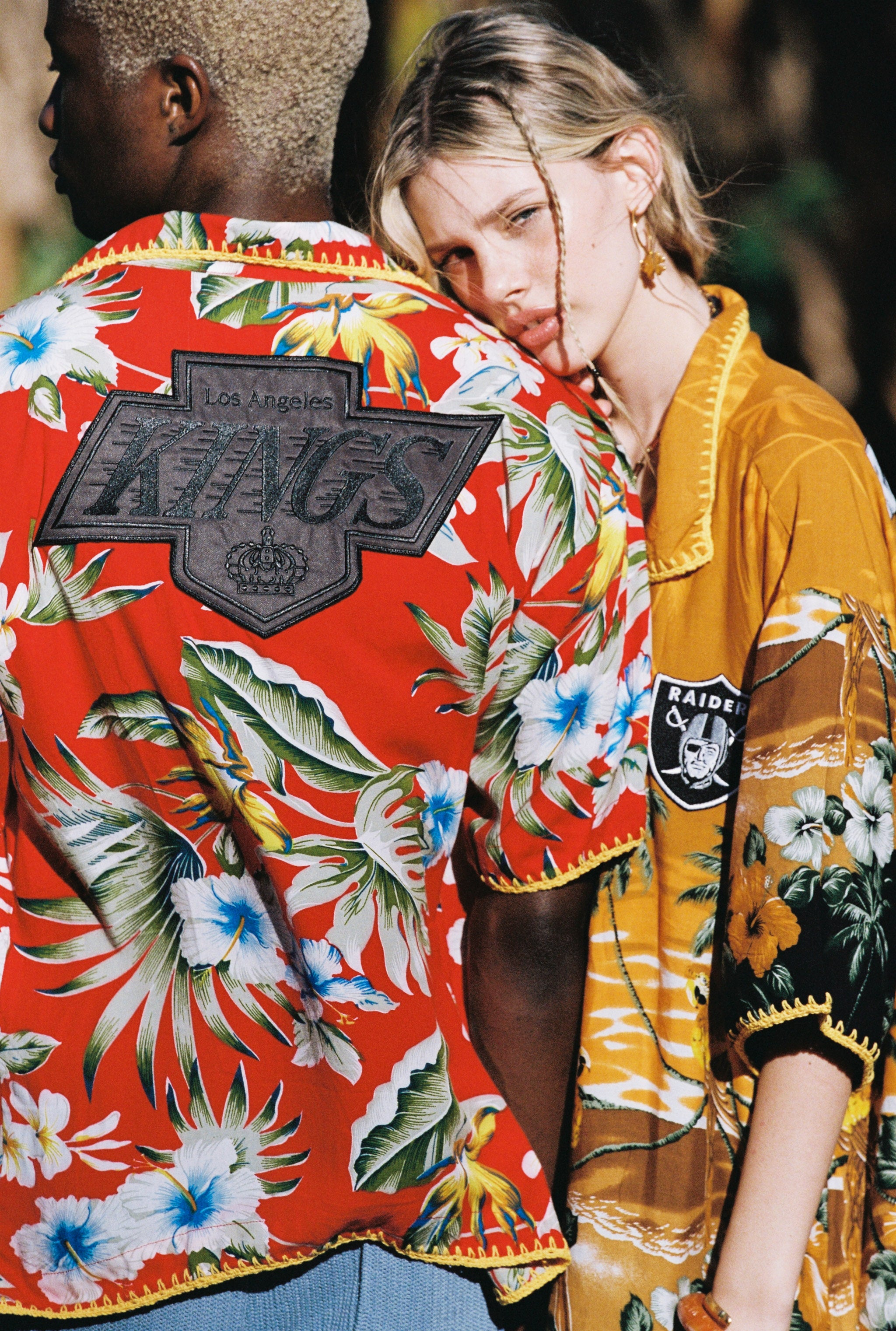 LA Kings One Off Hawaiian Shirt M