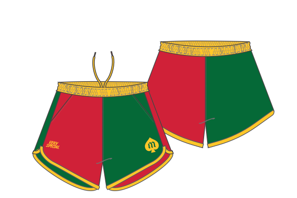 Greasy Couture Nylon Short Shorts