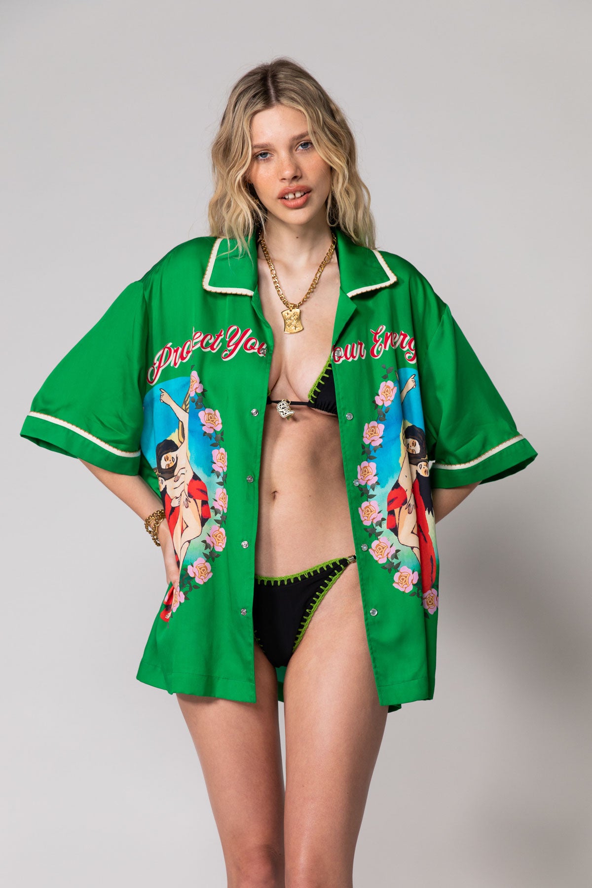 Green Guardian Angels Resort Shirt